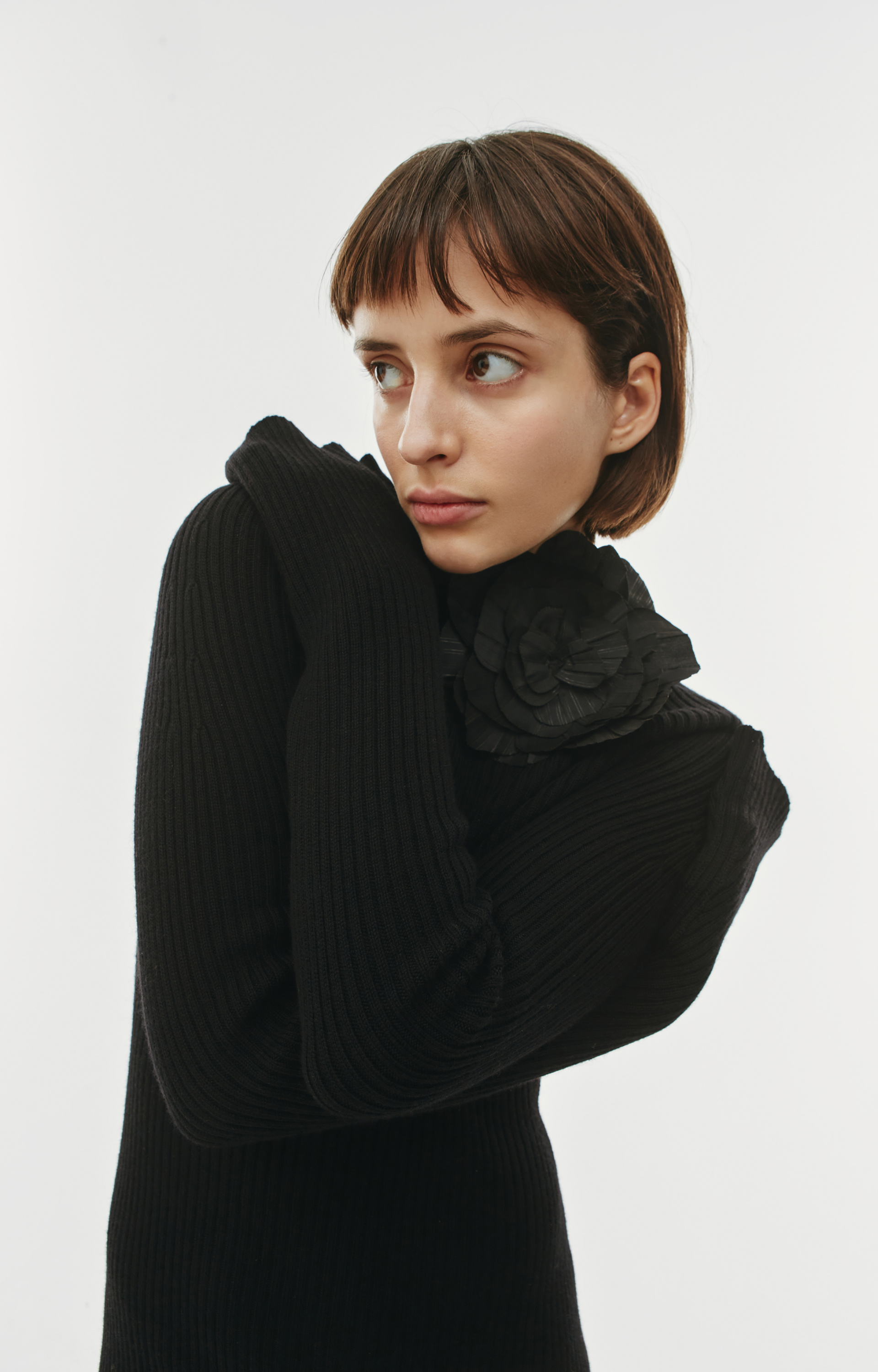 Blumarine Платье мини с брошью