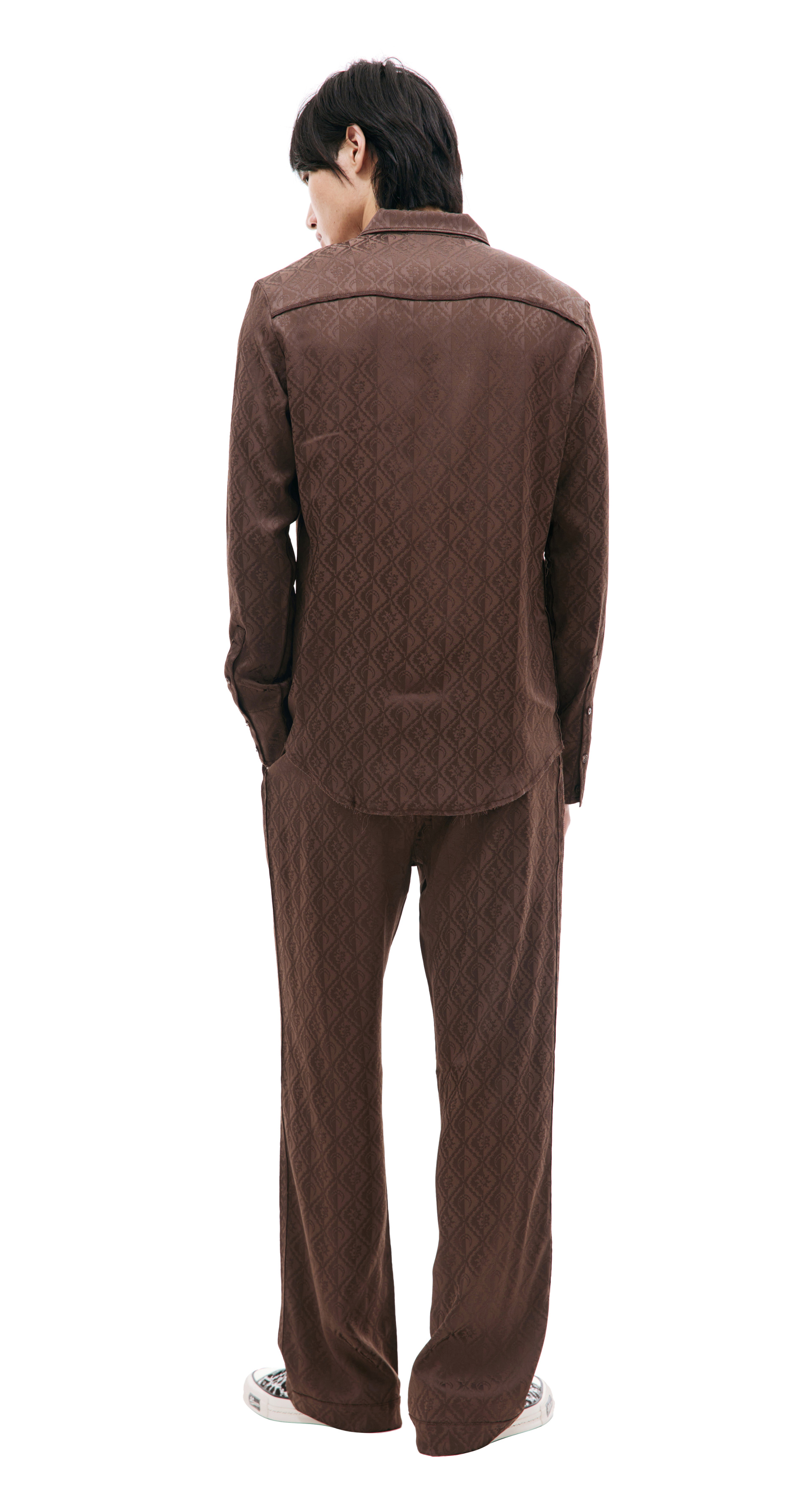 MARINE SERRE Рубашка с монограммой Moon