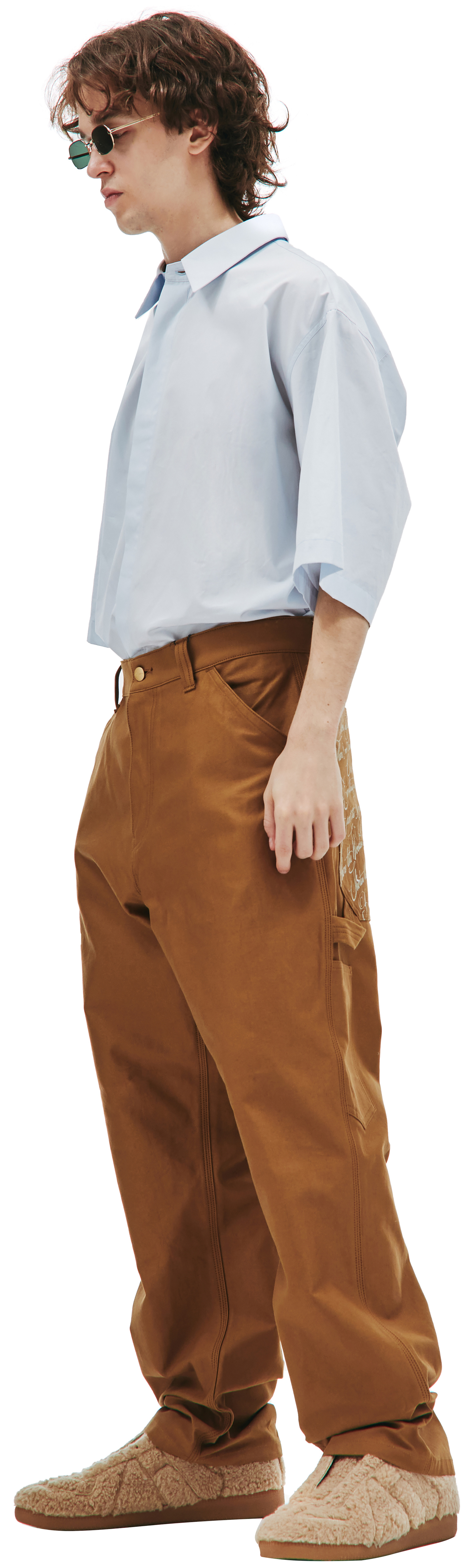 Junya Watanabe Брюки Junya Watanabe x Carhartt с карманами
