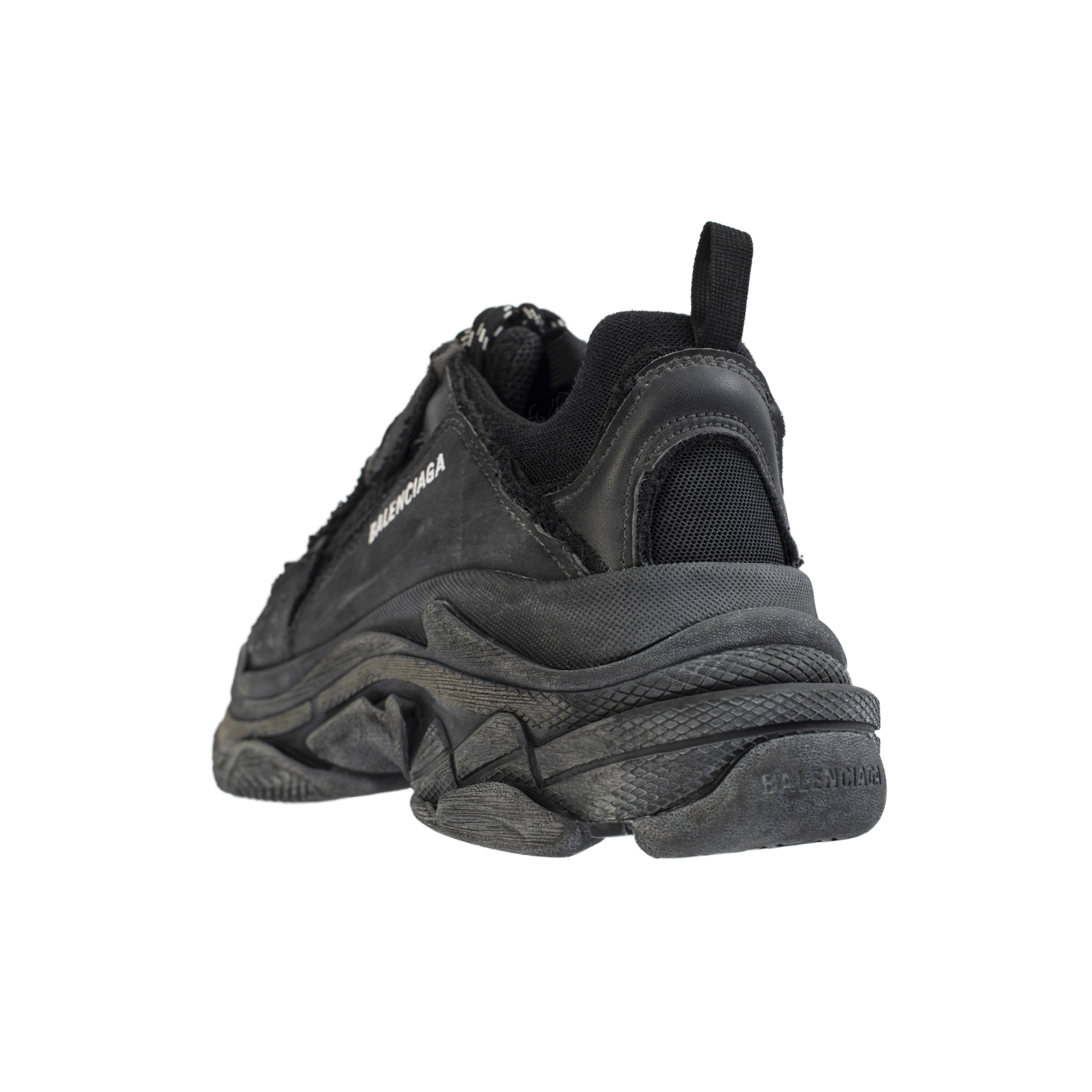Balenciaga Черные кроссовки Triple S