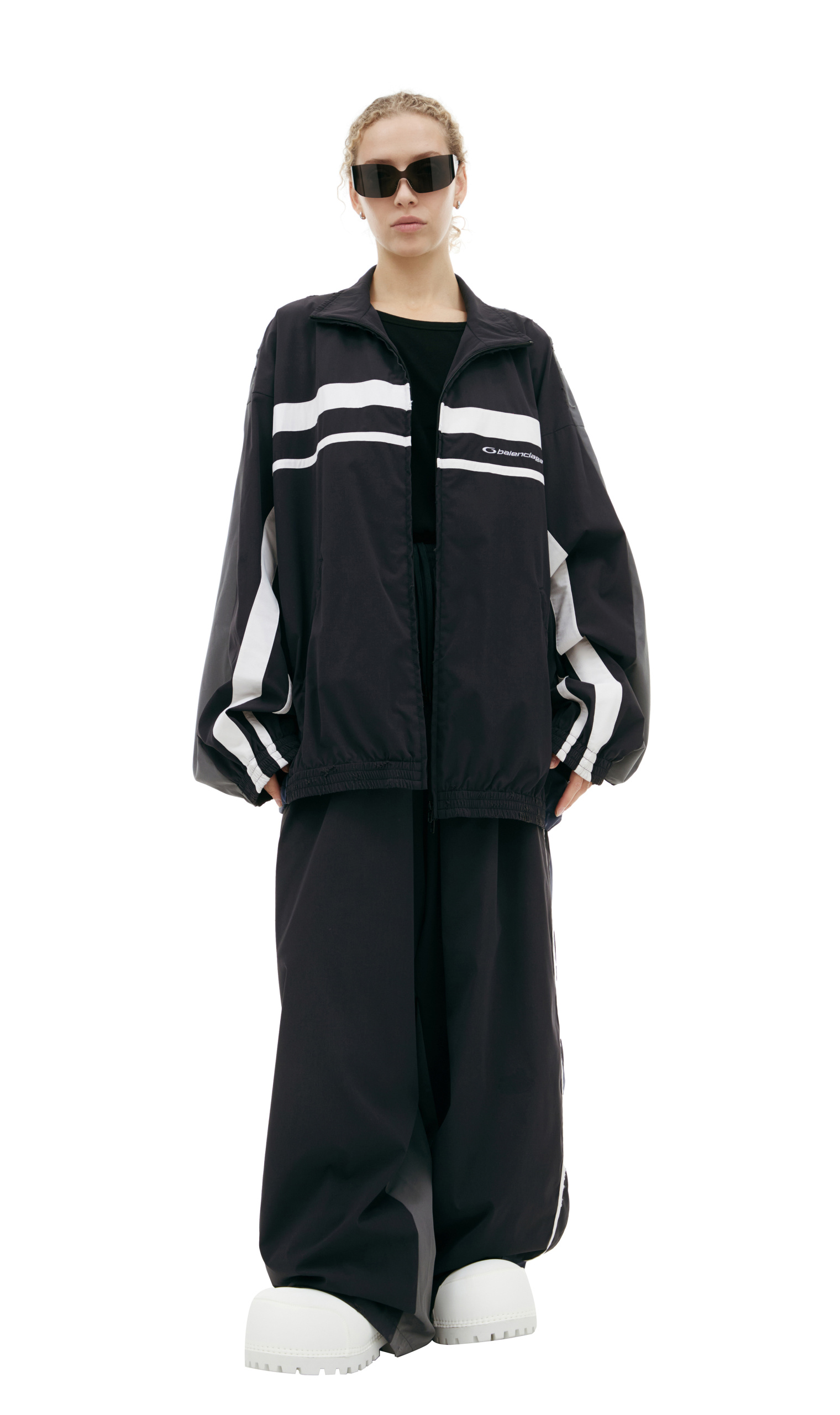 Balenciaga Черная куртка с логотипом