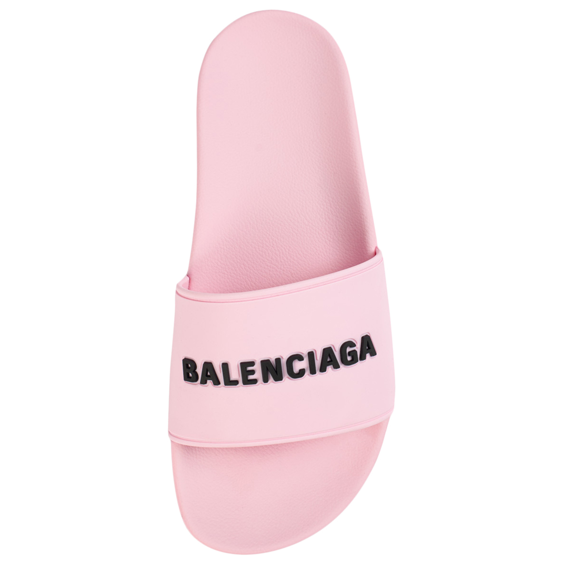 Balenciaga Резиновые шлепанцы Pool с логотипом