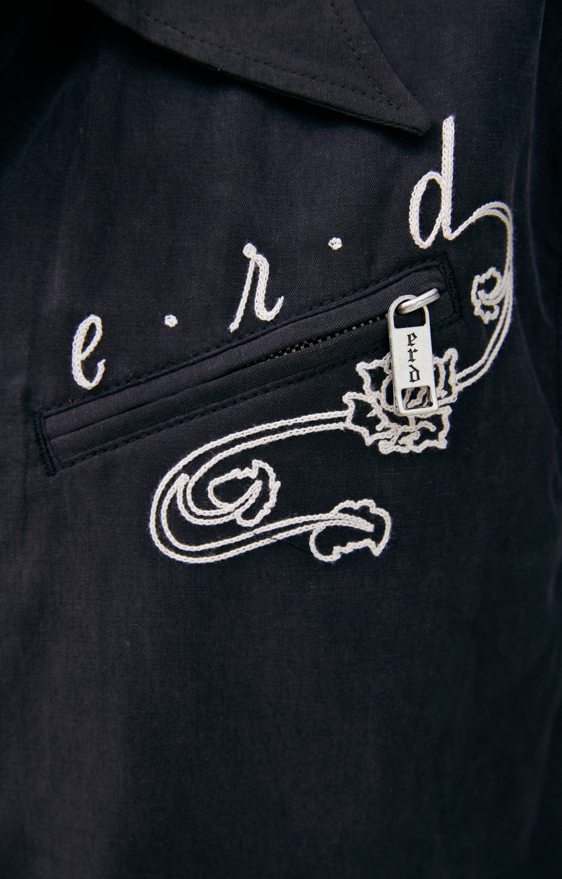 Enfants Riches Déprimés Черная куртка с вышивкой