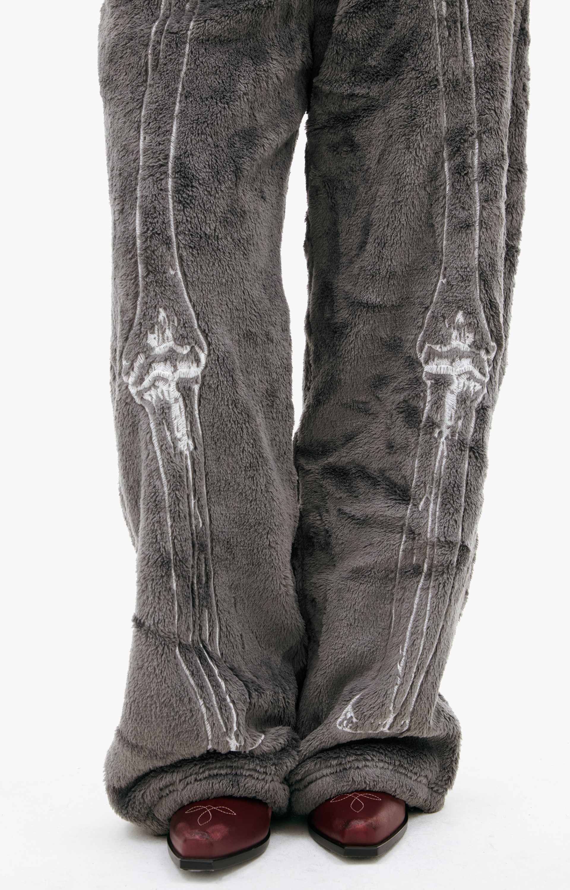 Doublet Плюшевые брюки с вышивкой