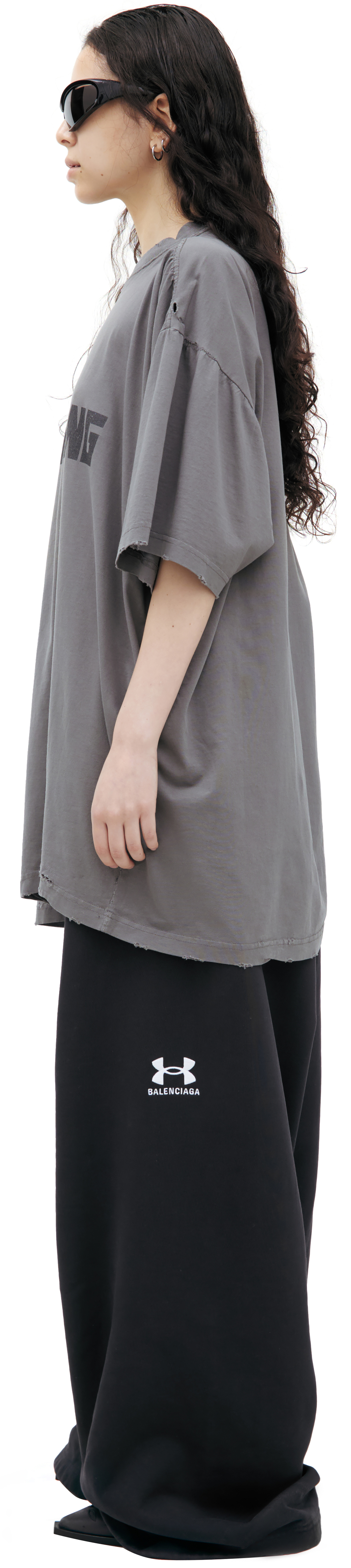 Balenciaga Футболка с принтом \'human being\'