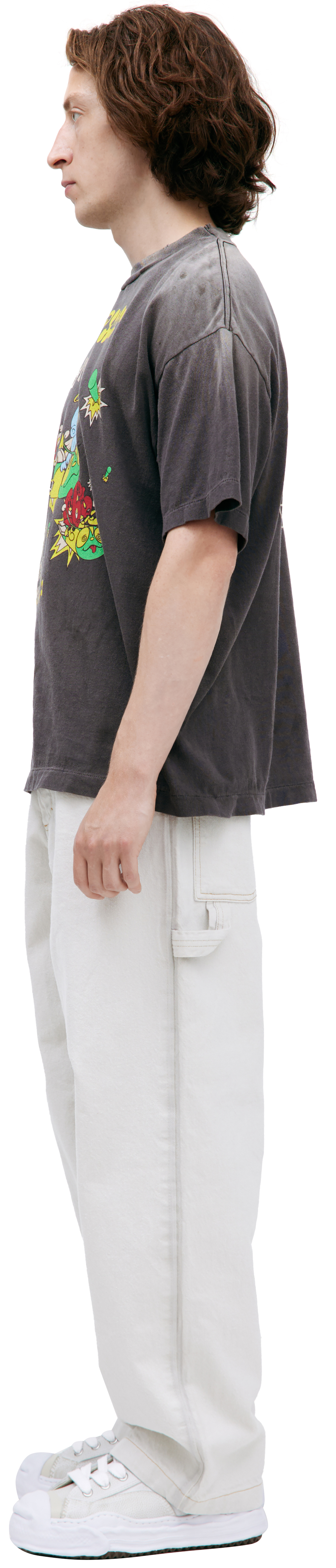 Saint Mxxxxxx Хлопковая футболка с принтом