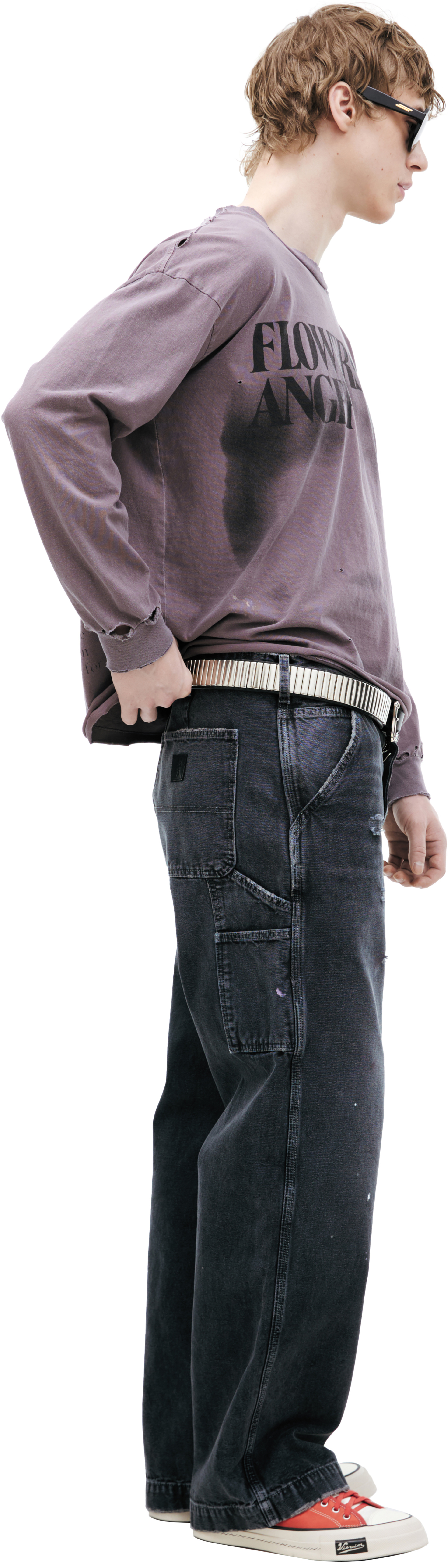 Enfants Riches Déprimés Джинсы с эффектом краски