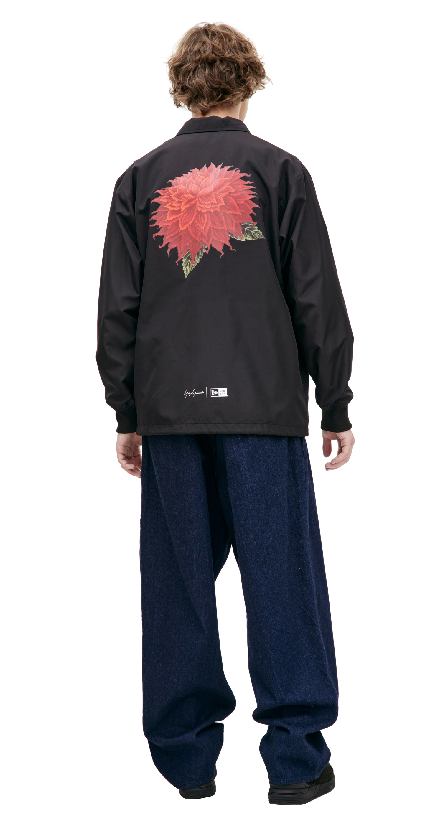 Yohji Yamamoto Куртка с принтом Yohji Yamamoto x NEW ERA
