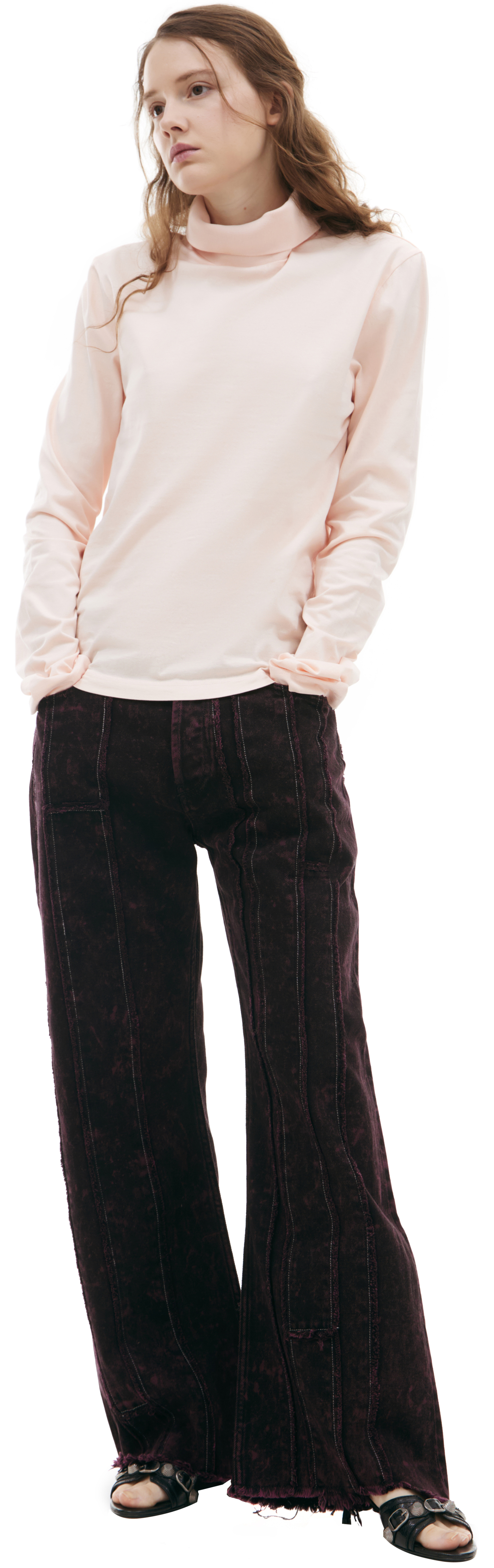 Acne Studios Базовая водолазка из хлопка