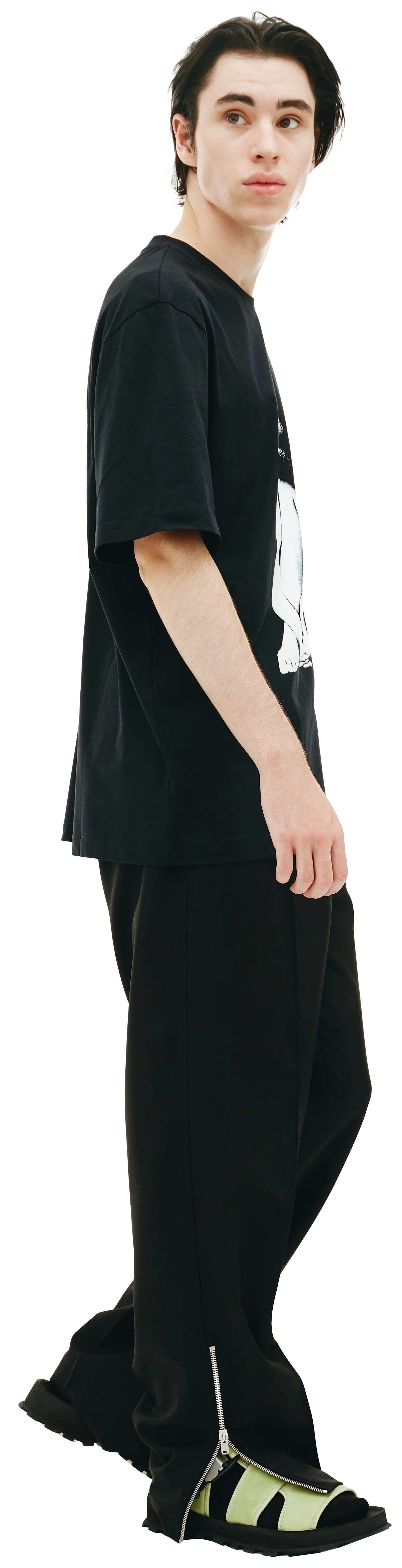 OAMC Черная футболка с принтом