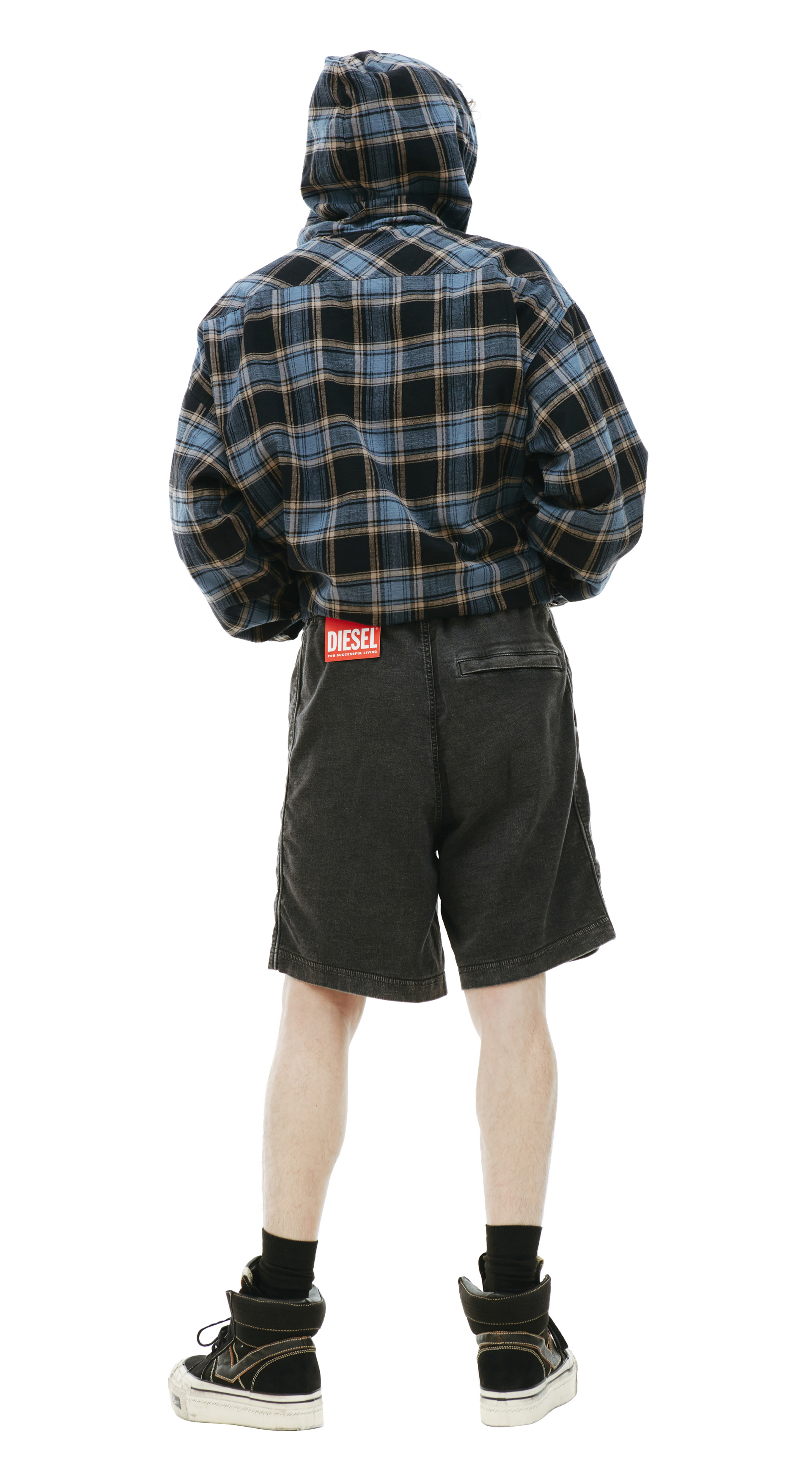 Diesel Серые шорты D-Boxy