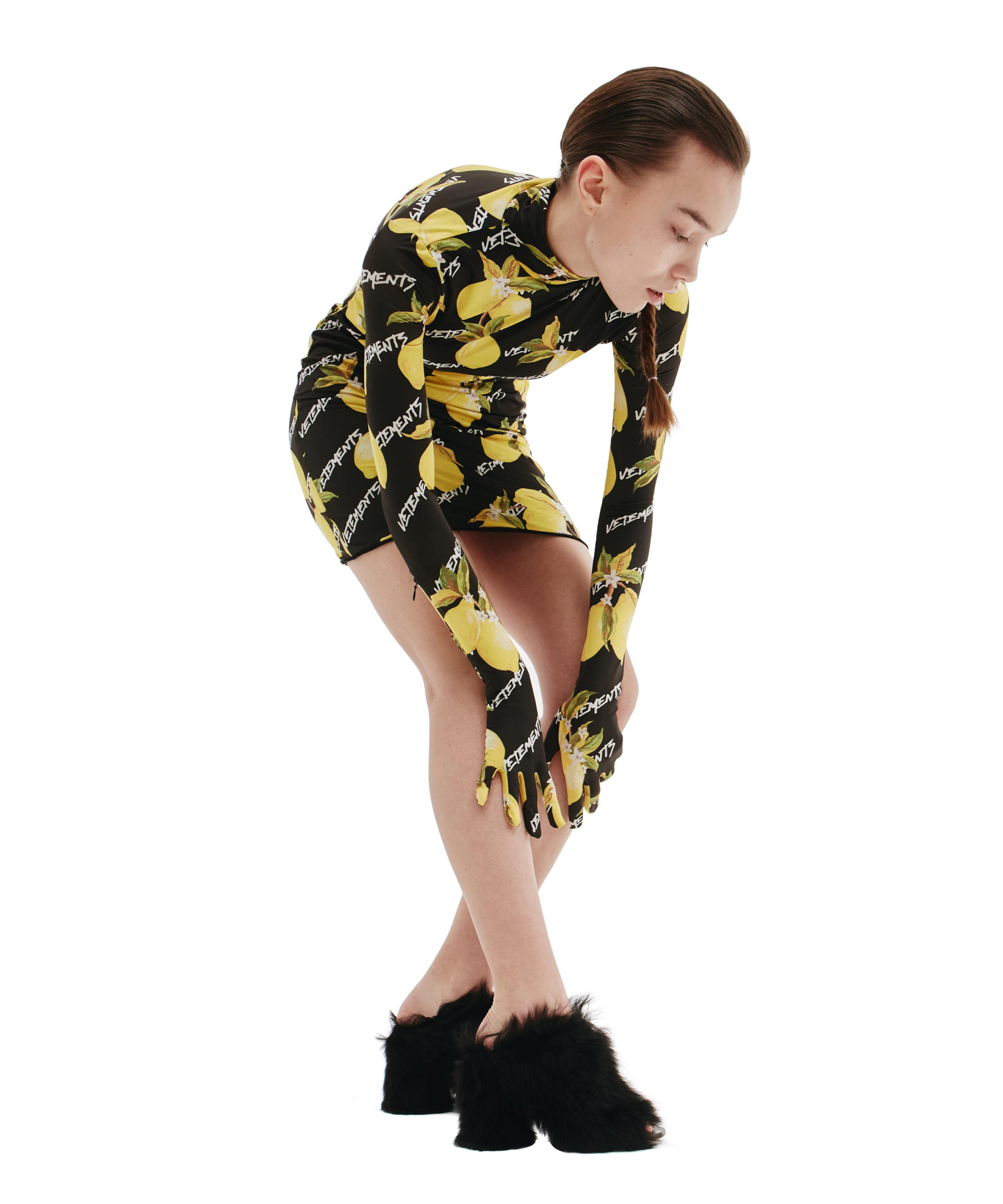 VETEMENTS Платье с рукавами-перчатками