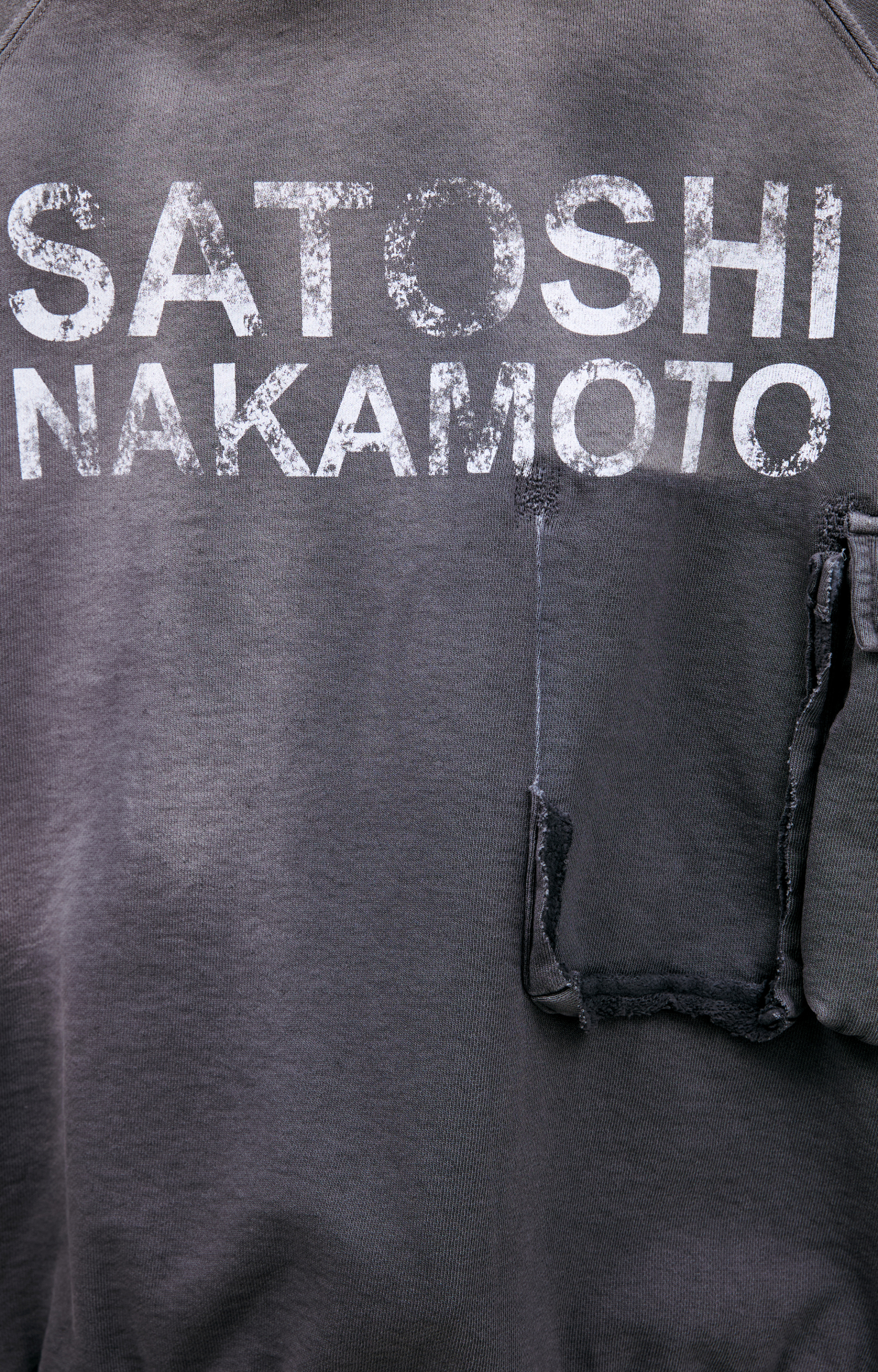 Satoshi Nakamoto Худи с накладными карманами