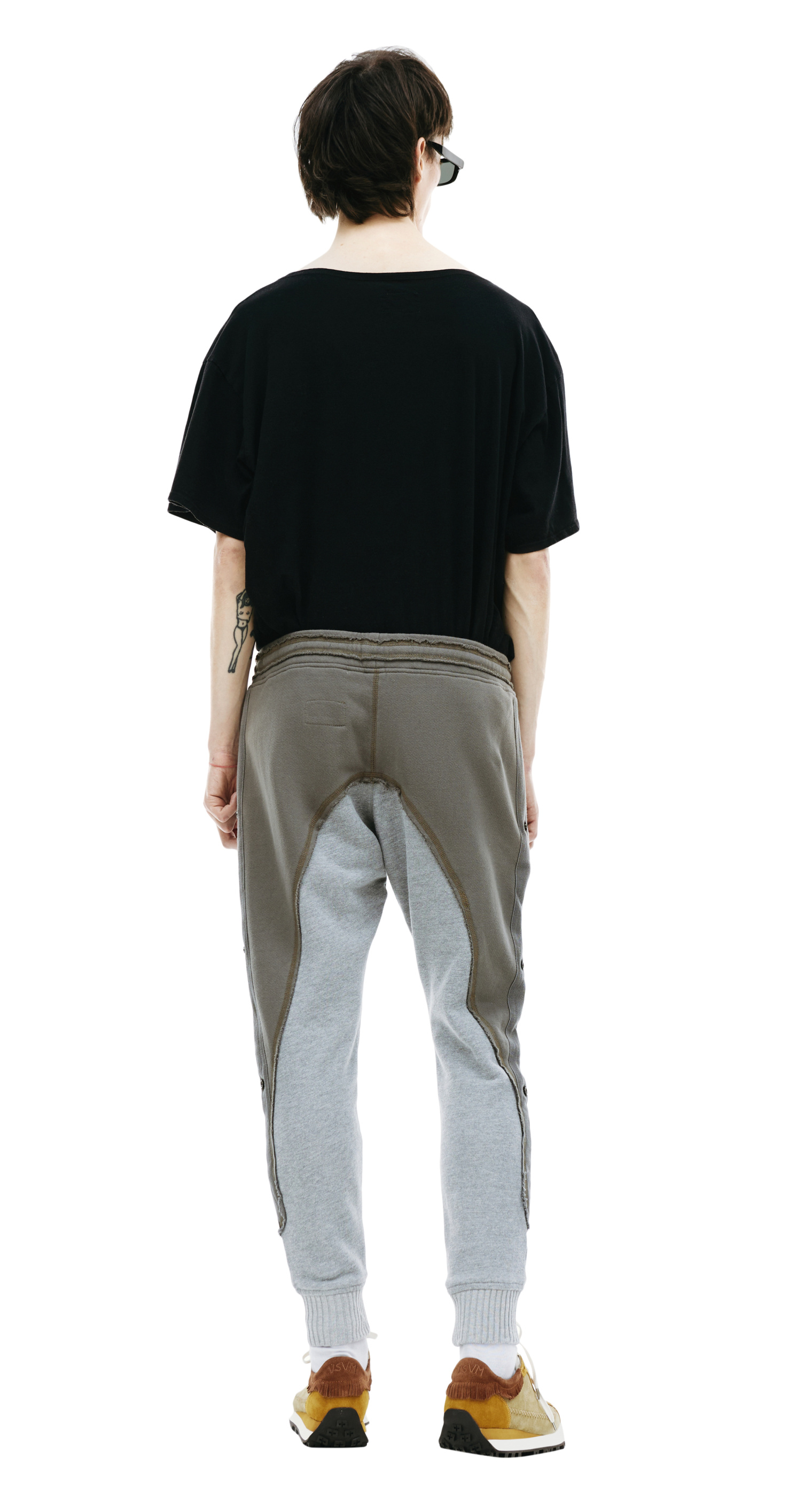 Greg Lauren Комбинированные брюки