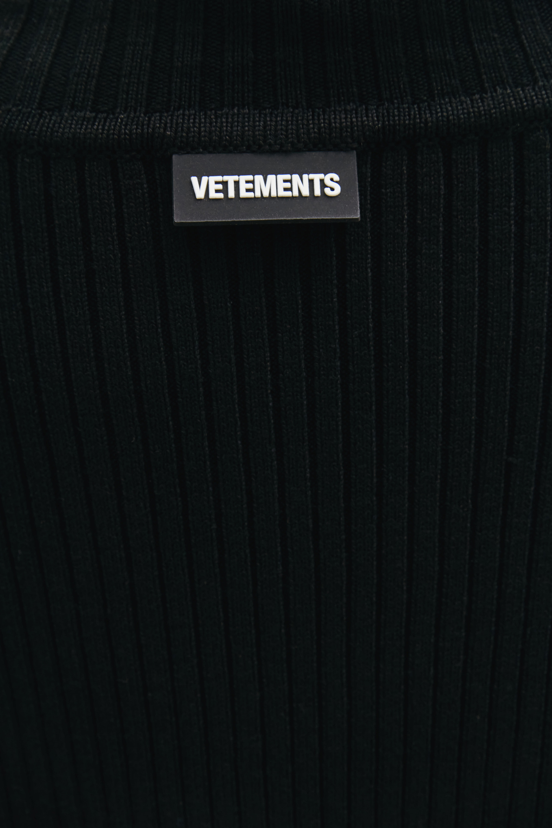 VETEMENTS Шерстяной кардиган на молнии