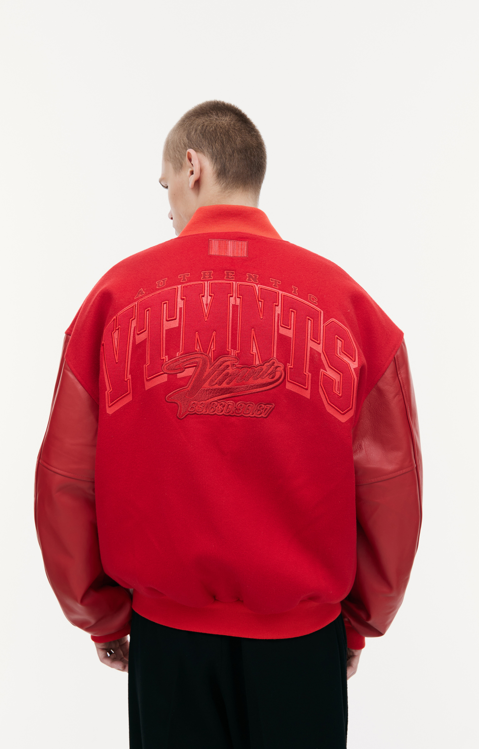 VTMNTS Комбинированный бомбер с нашивкой