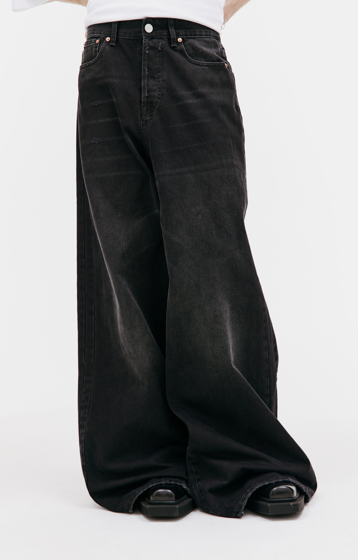 VETEMENTS Черные широкие джинсы