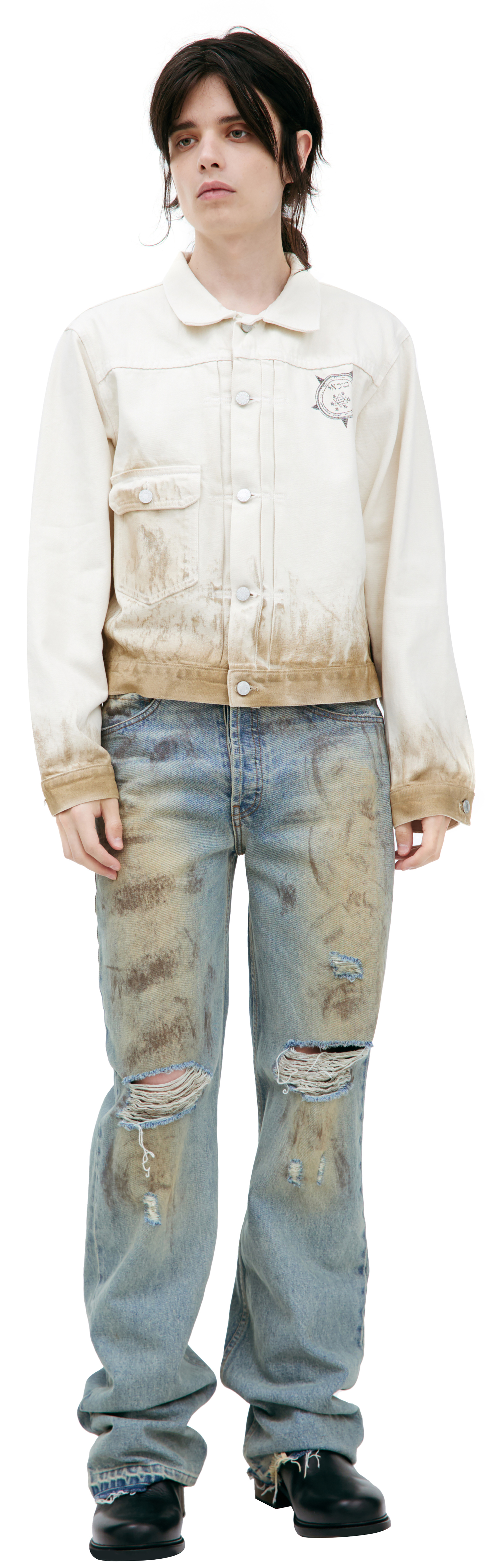 Enfants Riches Déprimés Джинсовая куртка с принтом