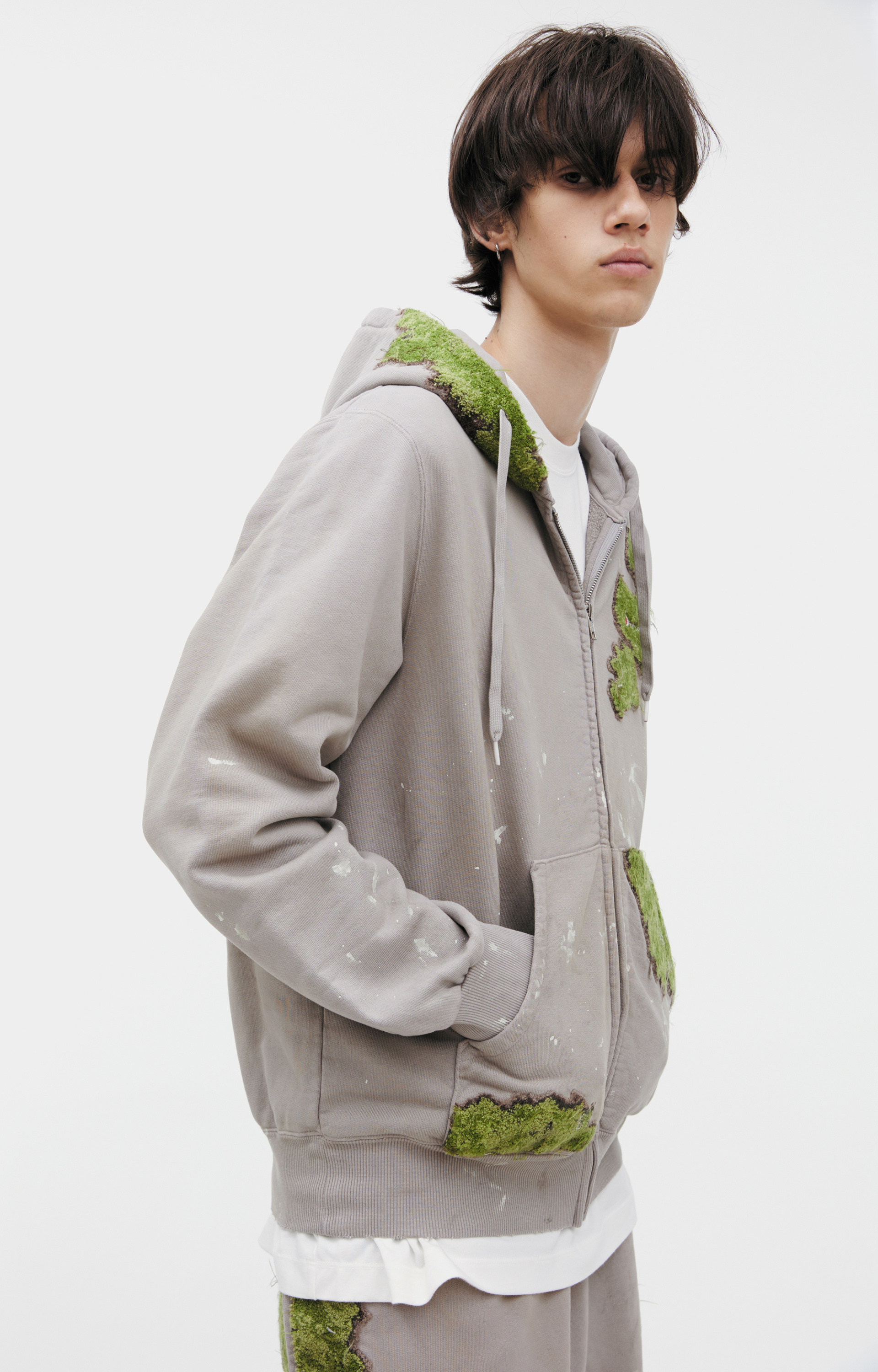 Doublet Худи MOSS-GROWN EMBROIDERY