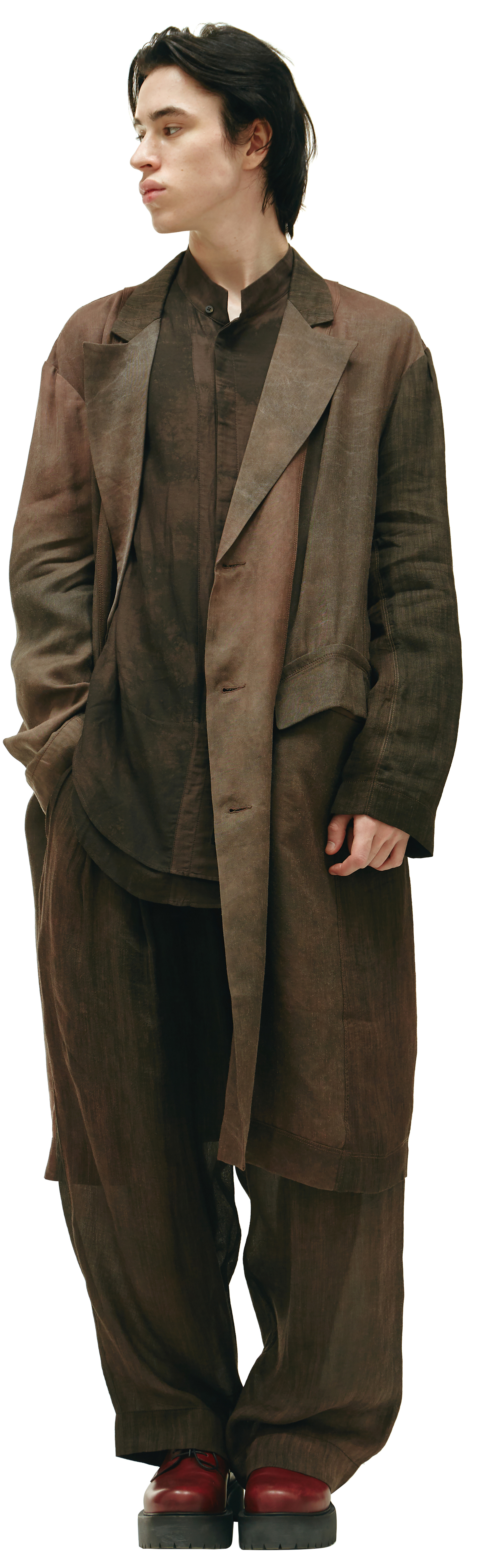 Ziggy Chen Пальто с накладными карманами