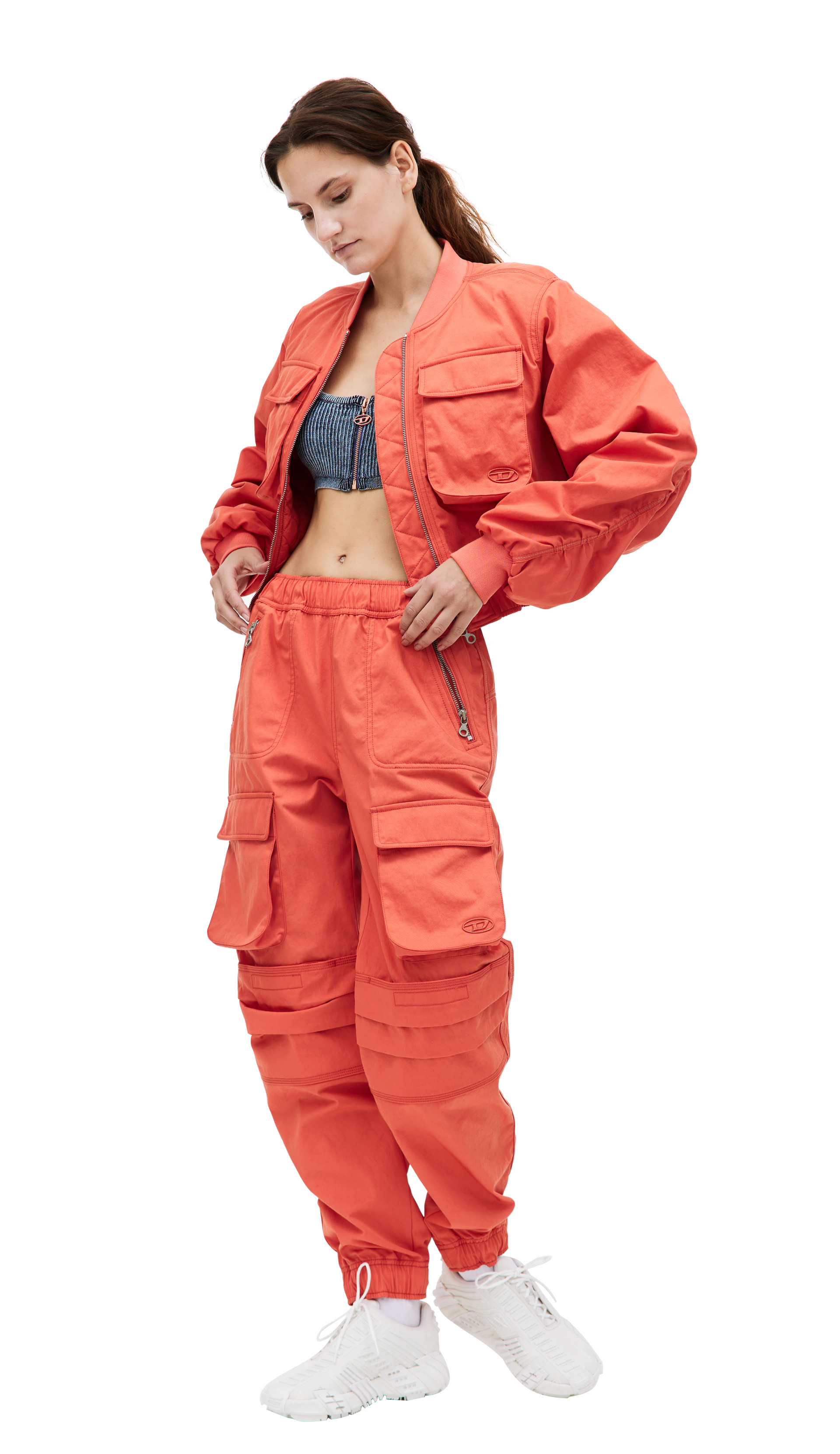 Diesel Укороченный бомбер с карманами