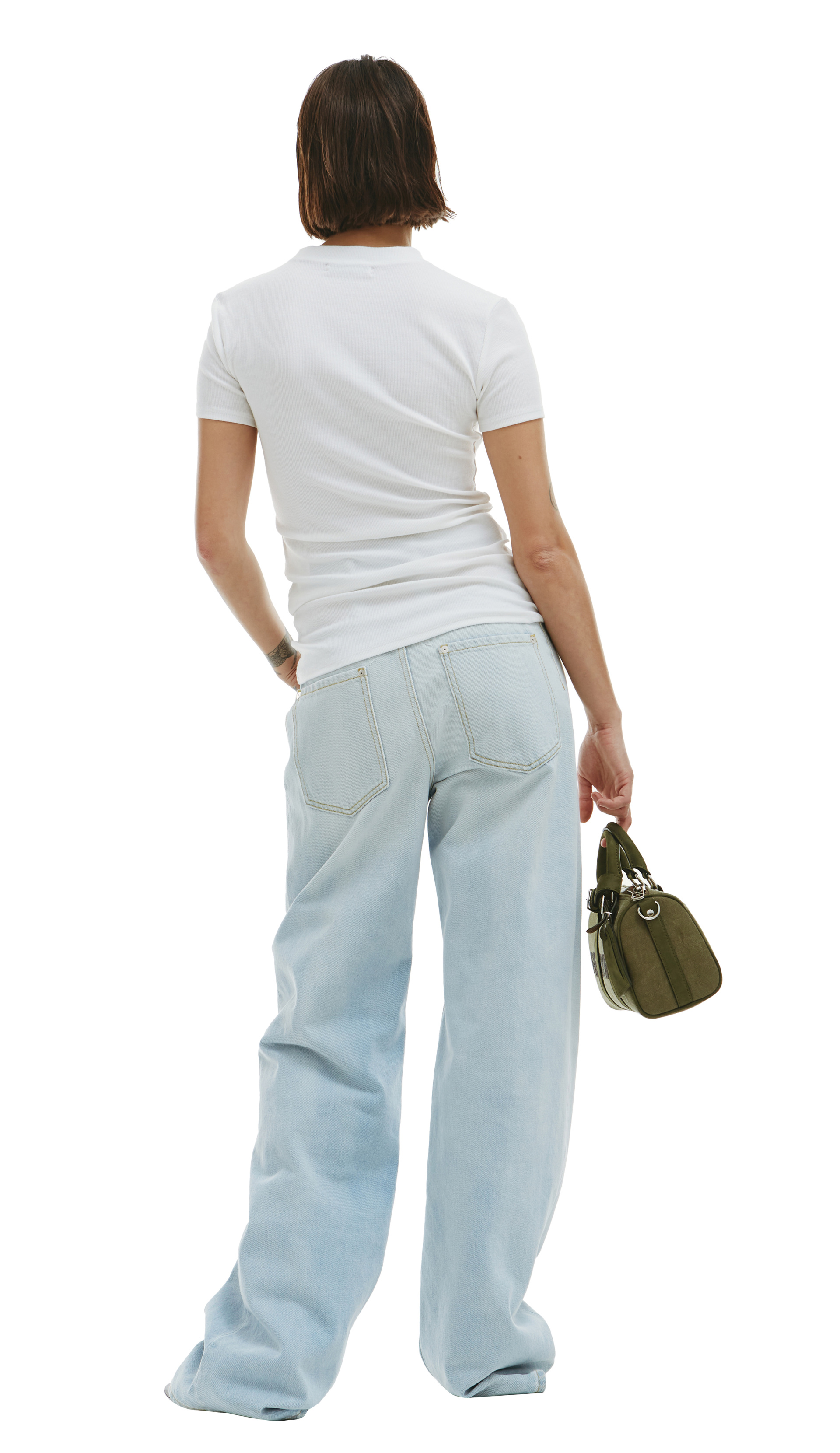 PETER DO Футболка с контрастной полоской