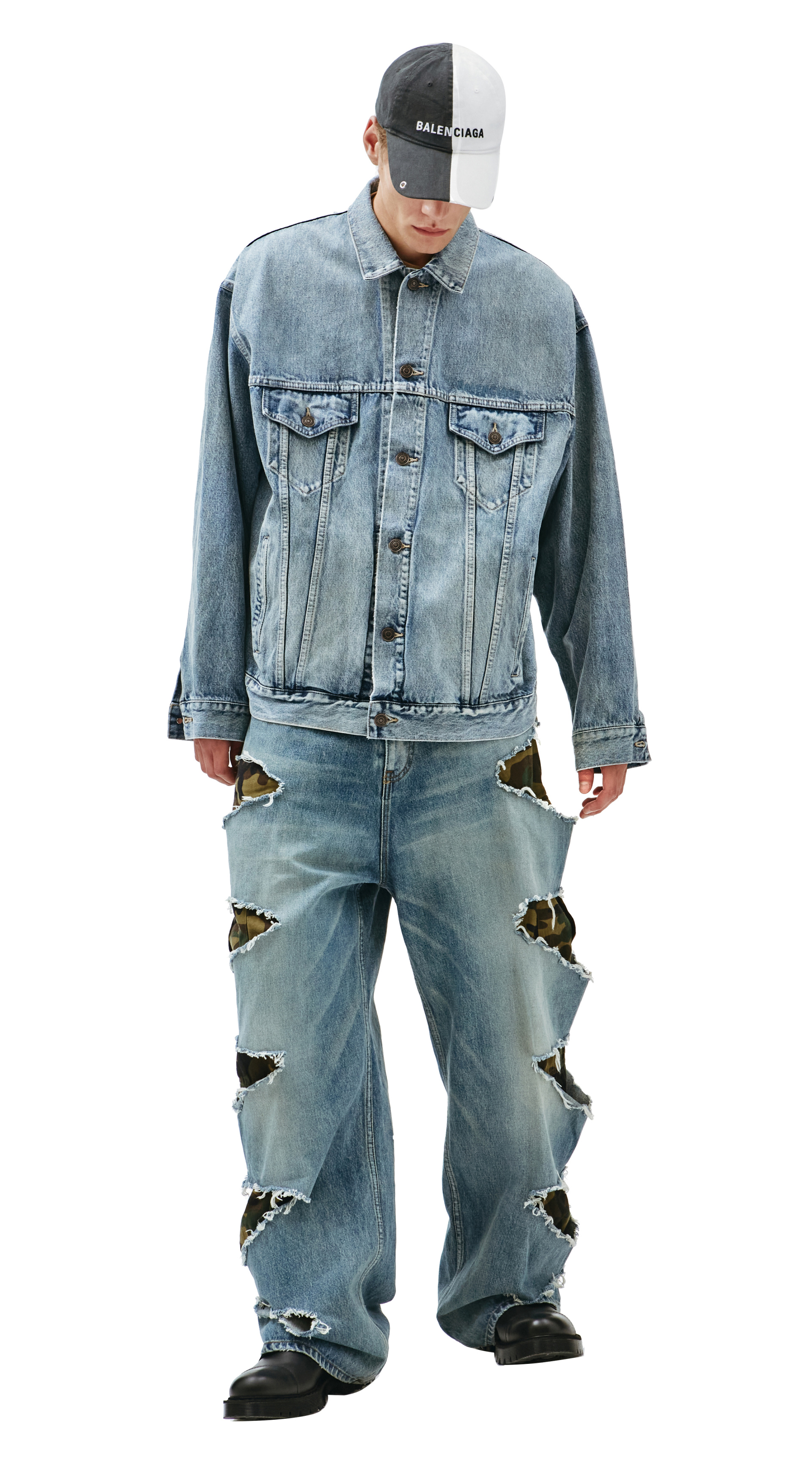 Balenciaga Джинсовая куртка с логотипом