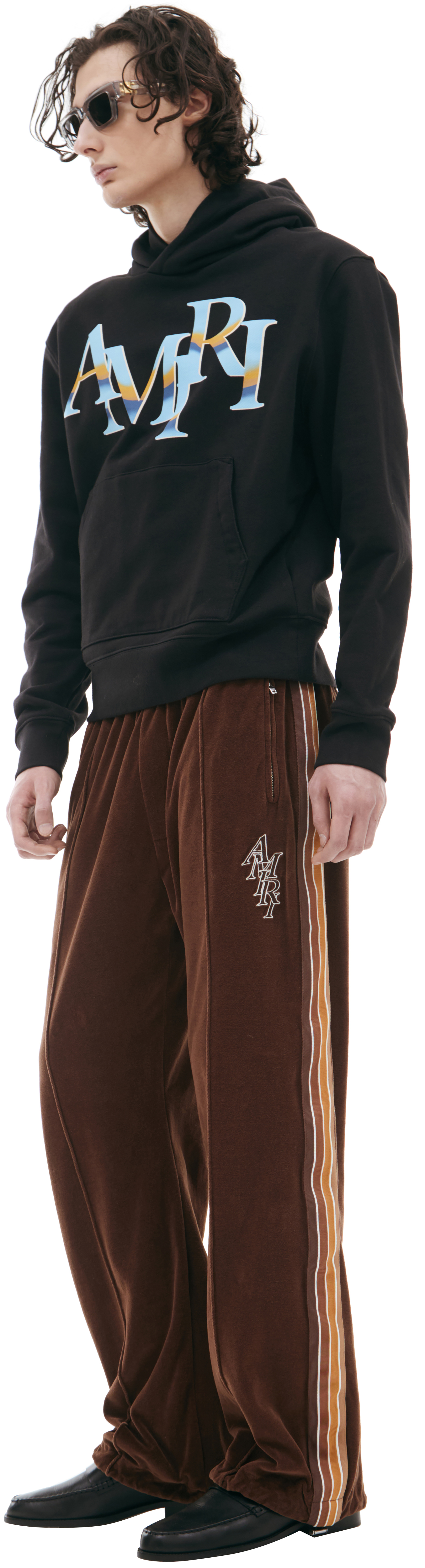 AMIRI Черное худи с логотипом