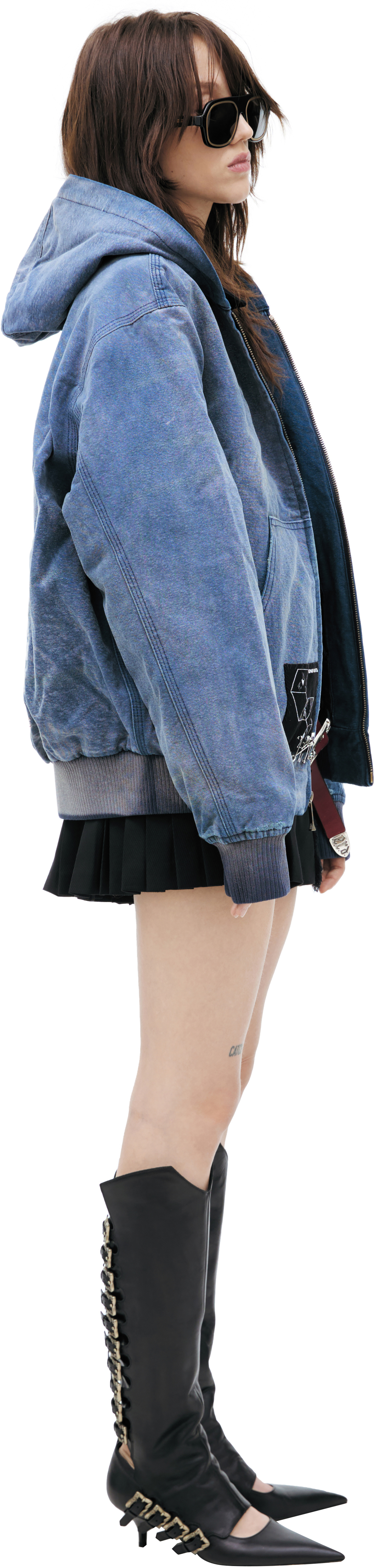 Enfants Riches Déprimés Джинсовая куртка с патчами