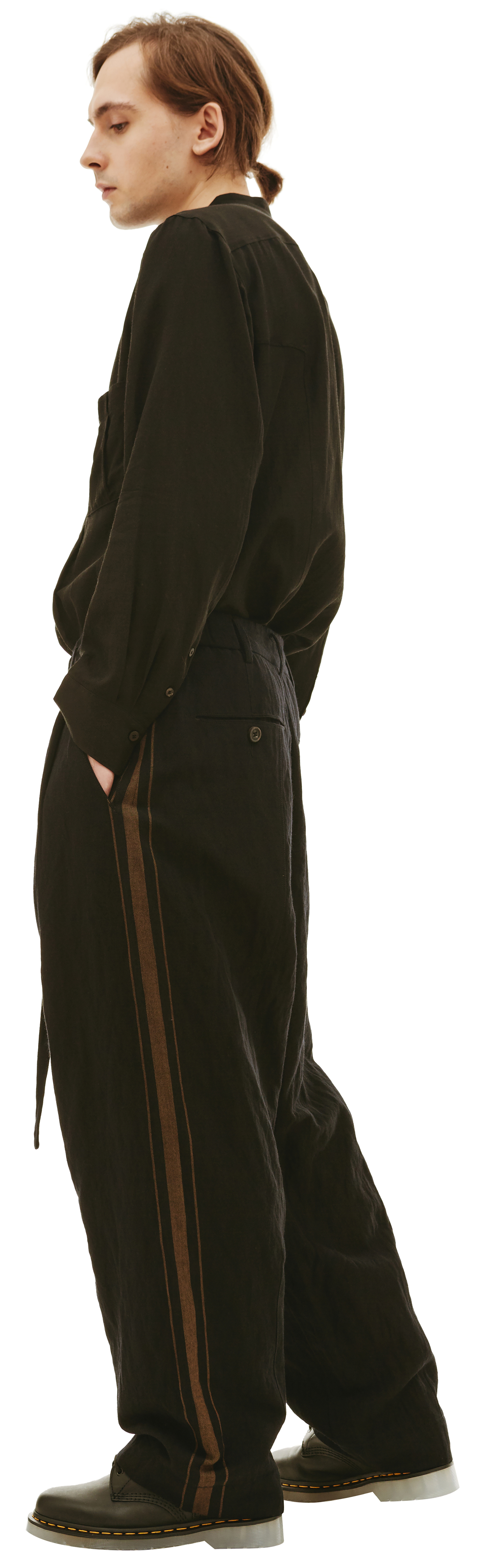 Ziggy Chen Широкие брюки с завязками