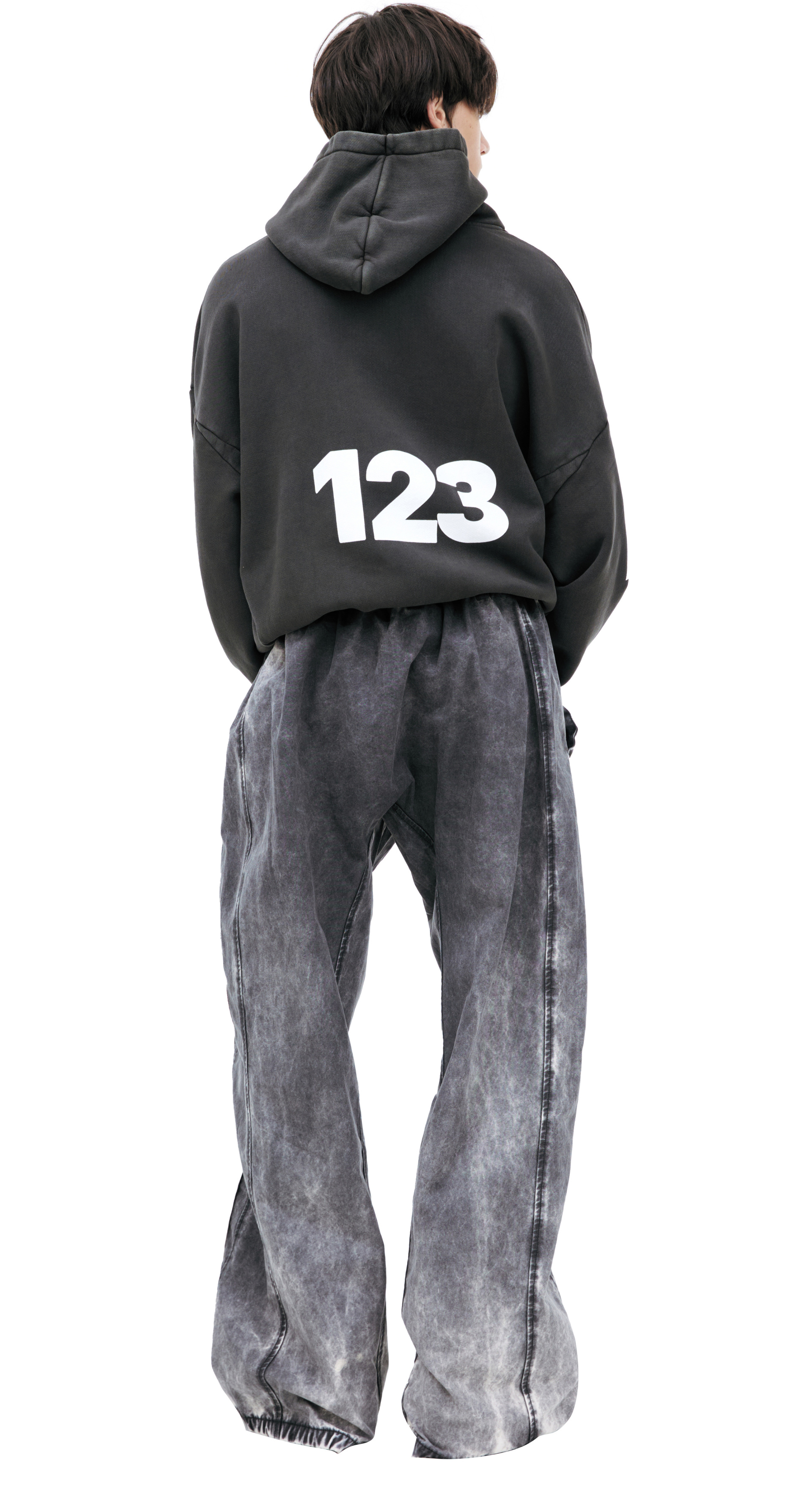 RRR123 Широкие брюки с лампасами