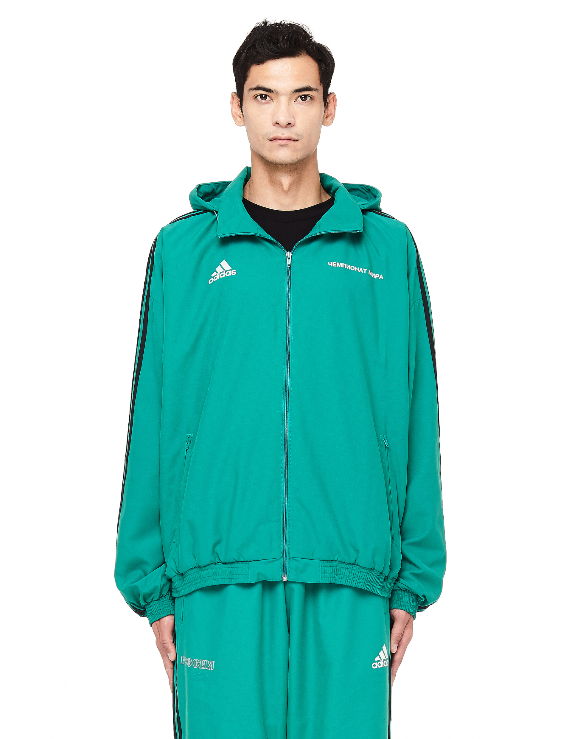 Gosha Rubchinskiy Олимпийка Adidas с принтом \'Россия\'