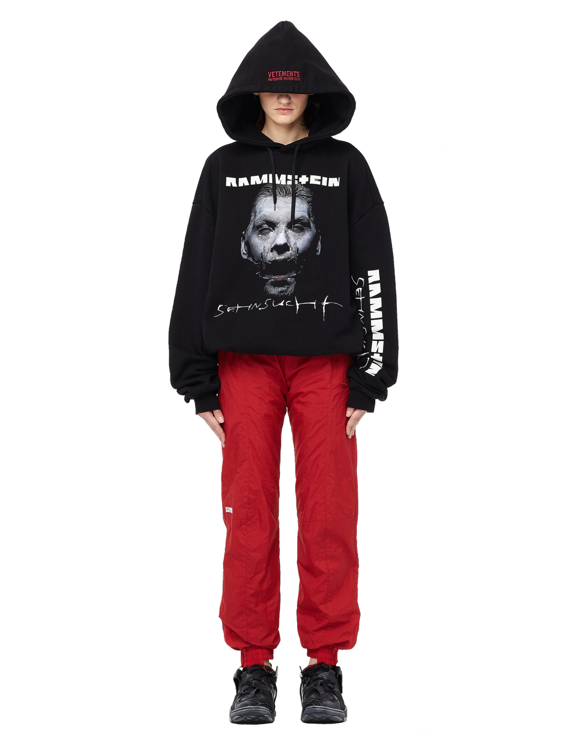 VETEMENTS Худи Trash Metal с принтом Rammstein