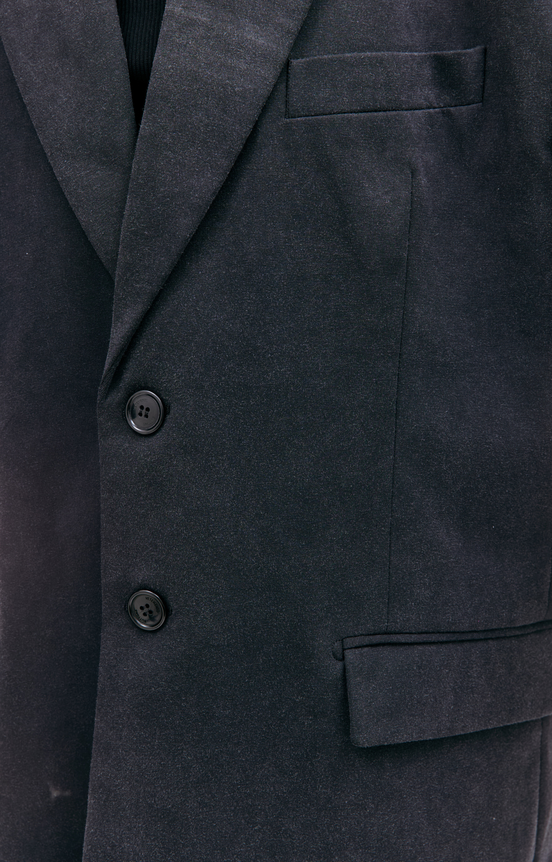 VETEMENTS Оверсайз пиджак из выстиранного хлопка