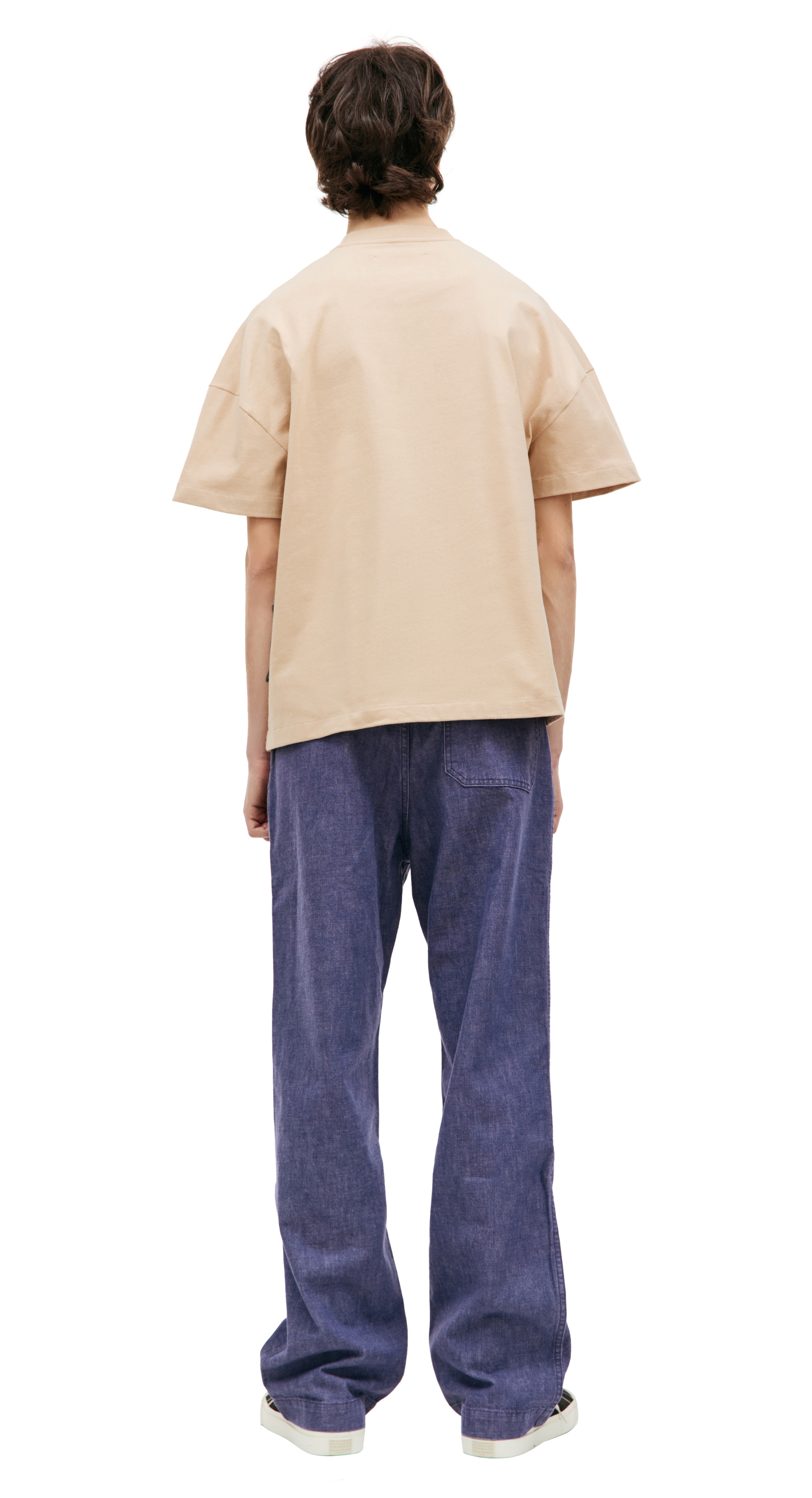 Jil Sander Хлопковая футболка с логотипом