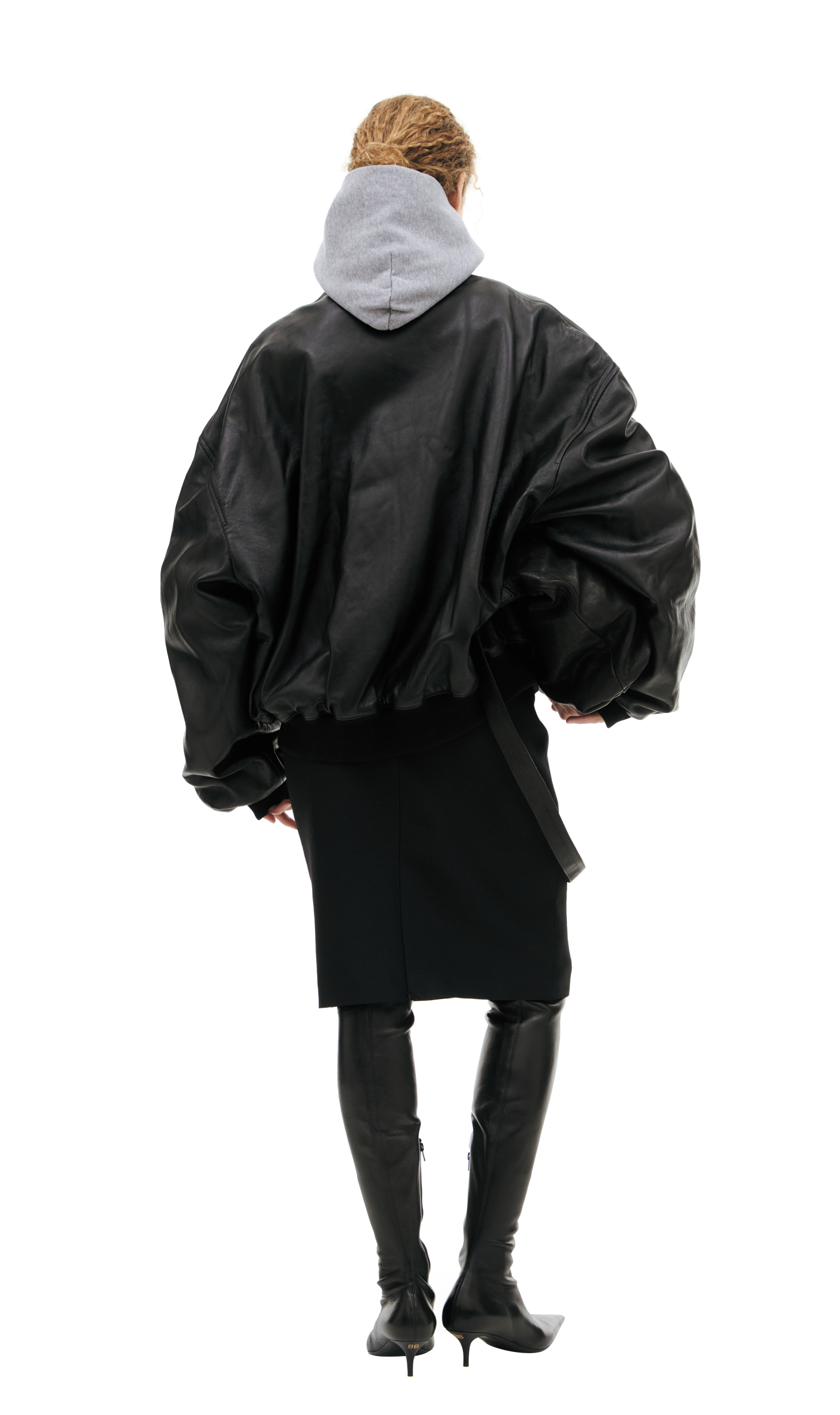 Balenciaga Черная куртка из кожи