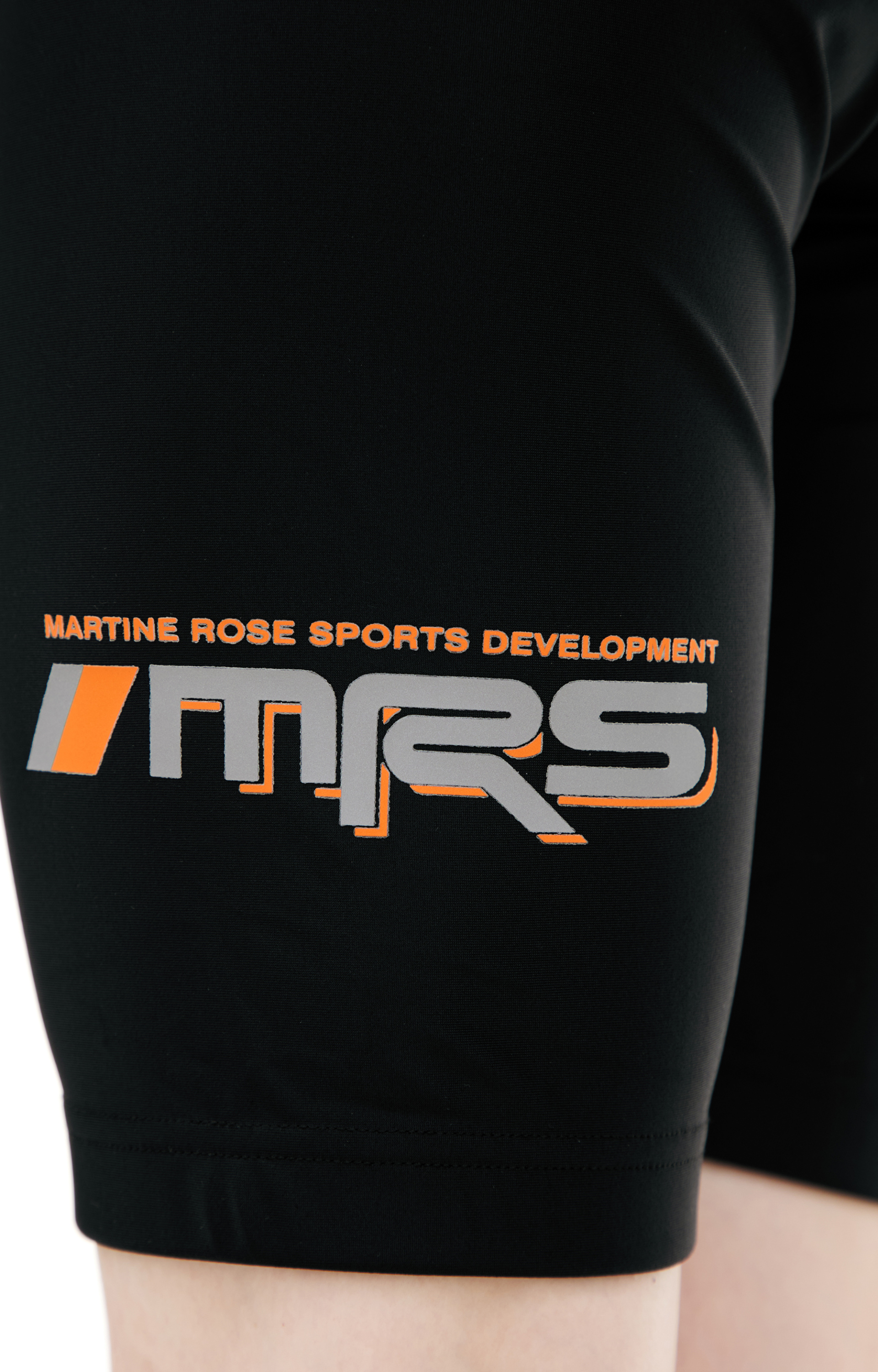 Martine Rose Черные шорты с логотипом