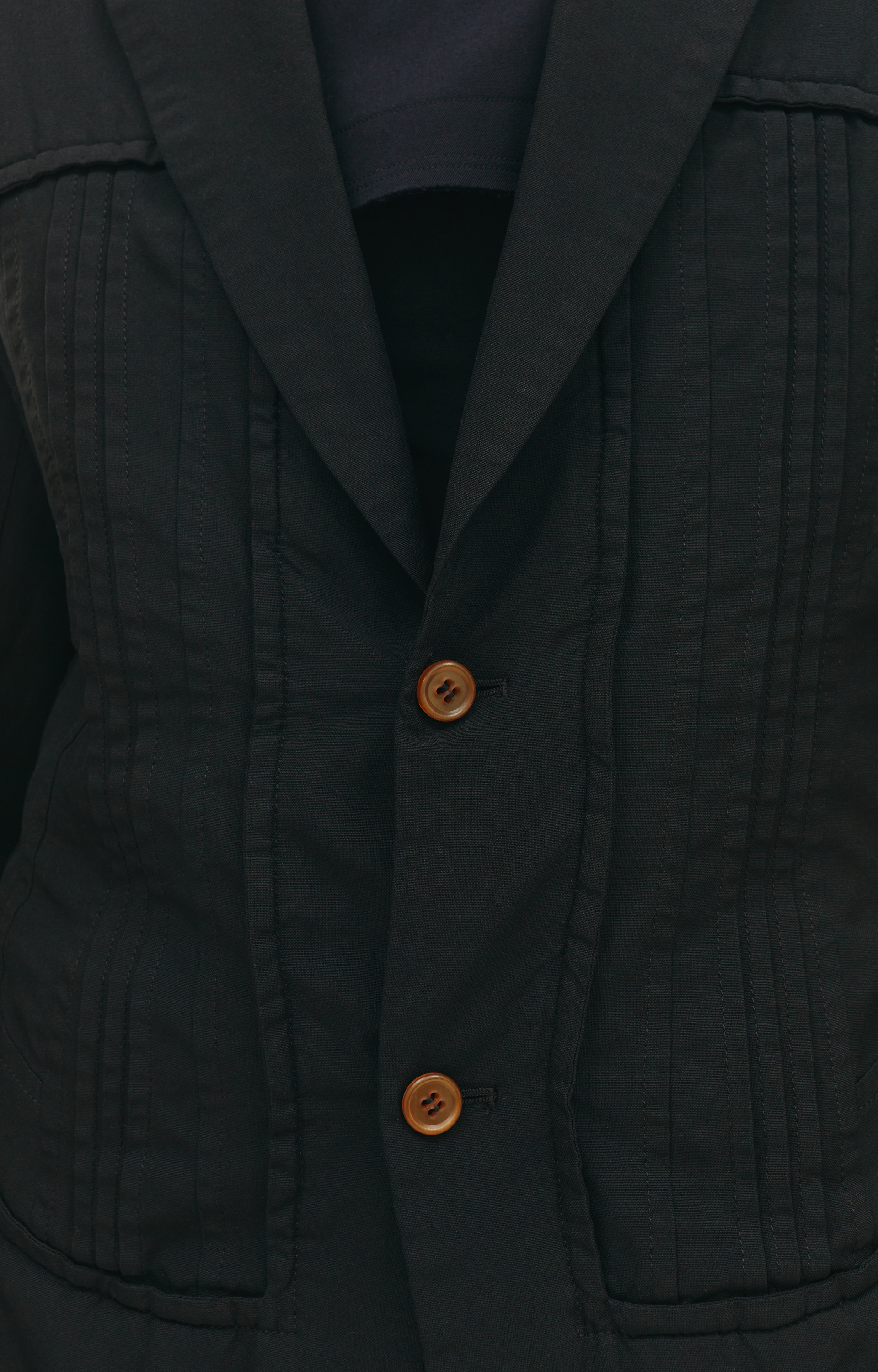 Comme des Garcons Homme plus Черный приталенный пиджак