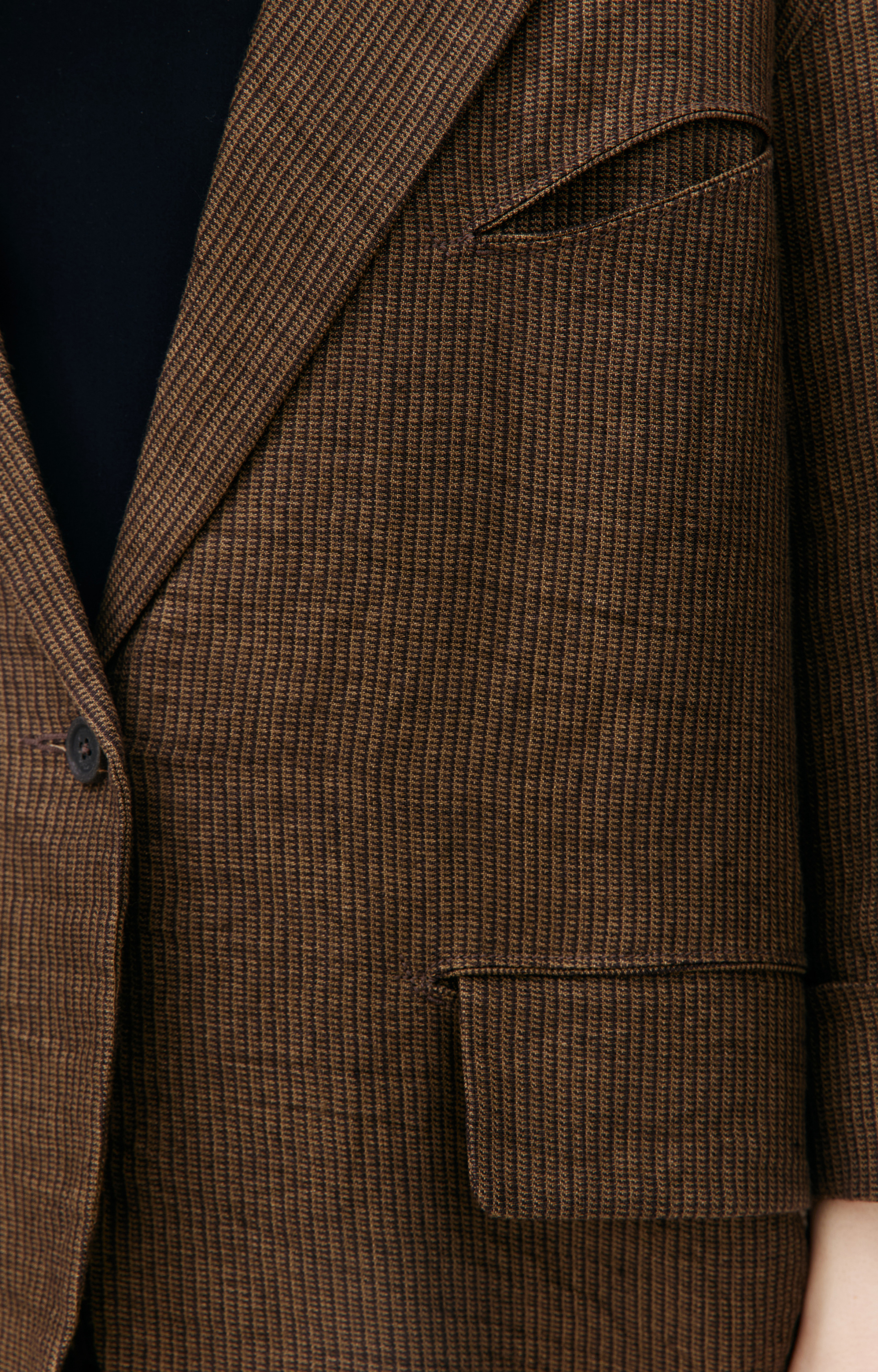 Ziggy Chen Льняной жакет с декоративным вырезом