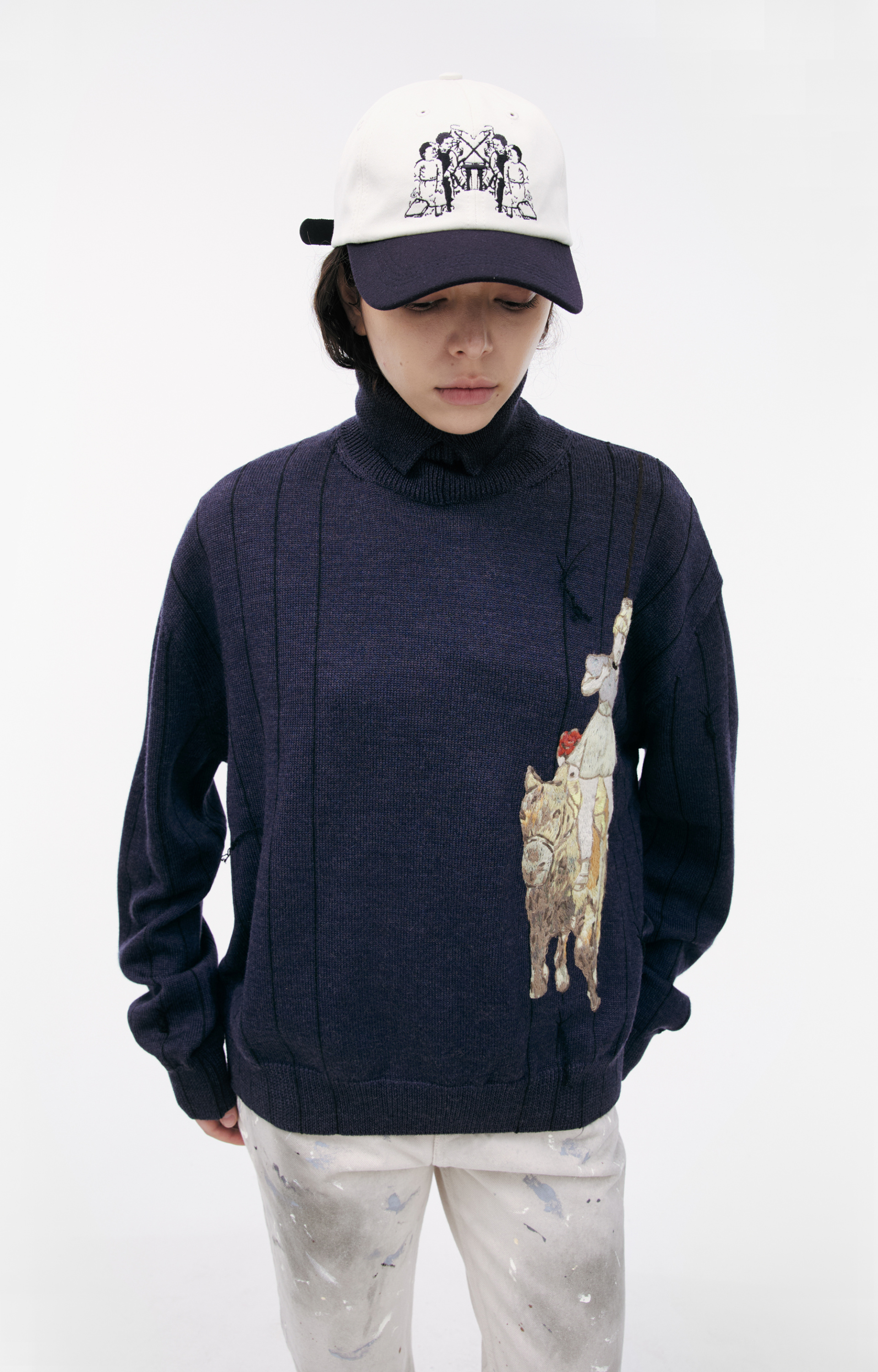 Enfants Riches Déprimés Свитер с вышивками