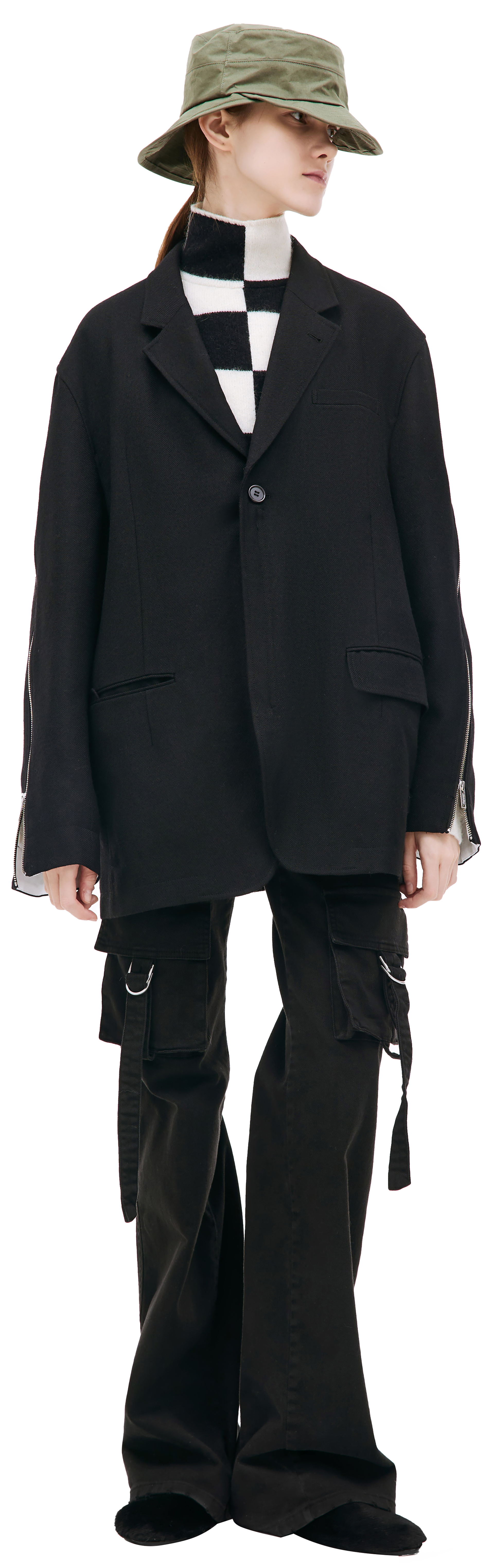 Undercover Шерстяной пиджак с молниями