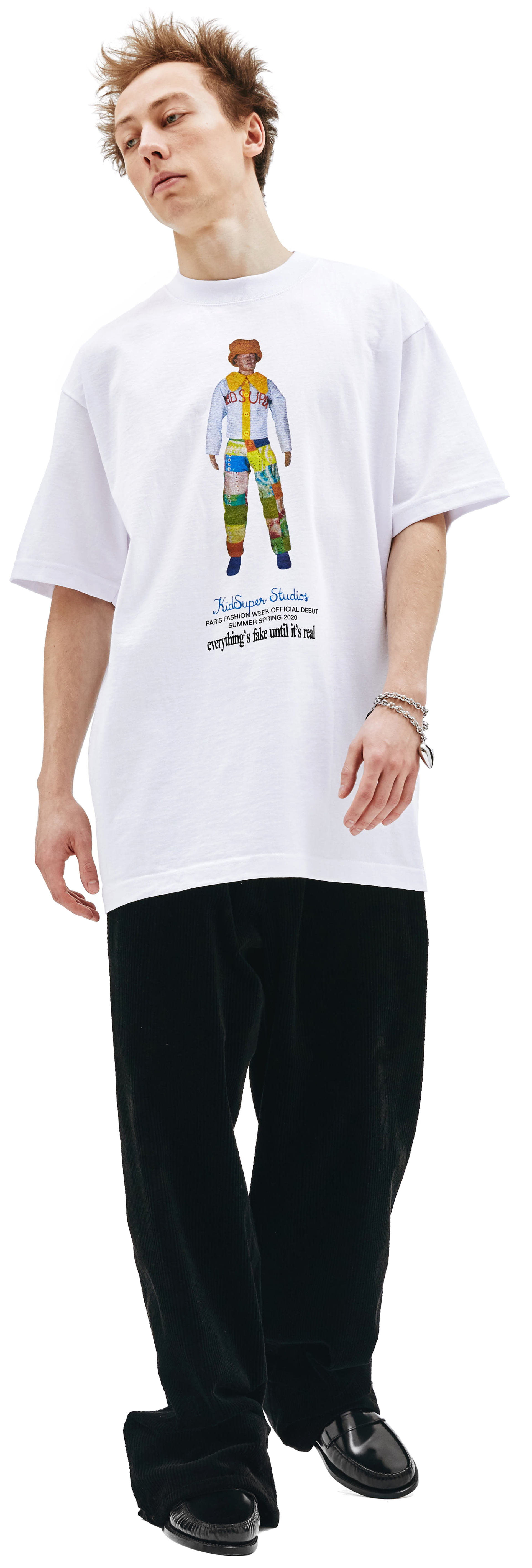 KidSuper Футболка с принтом Илон