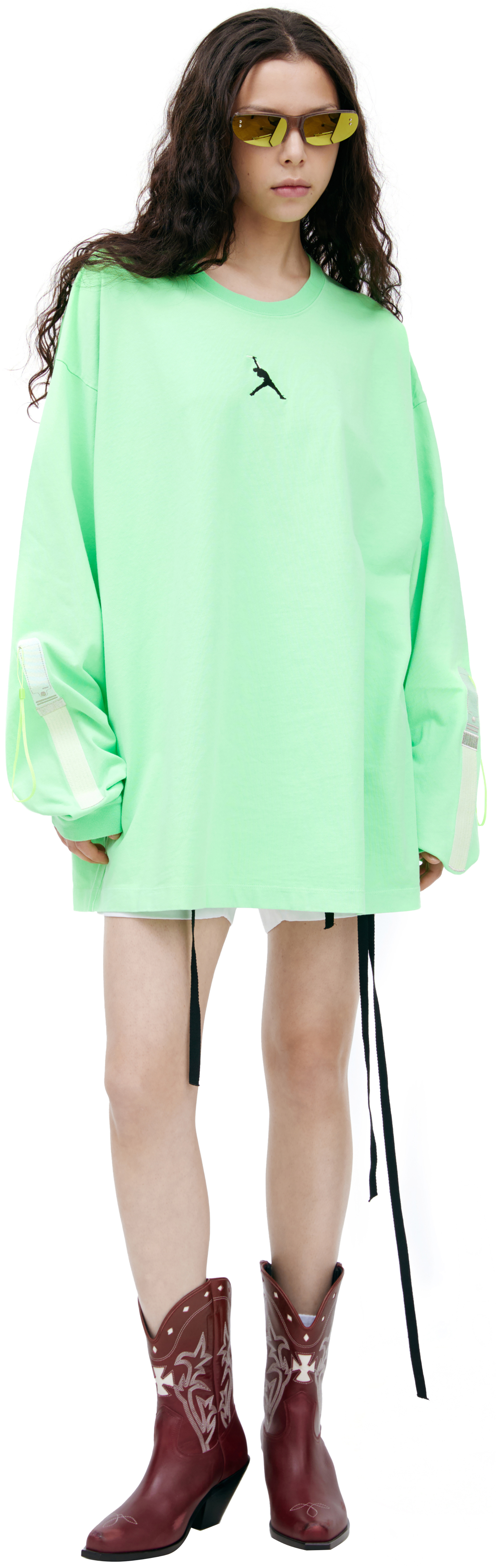 Doublet Хлопковый лонгслив с принтом