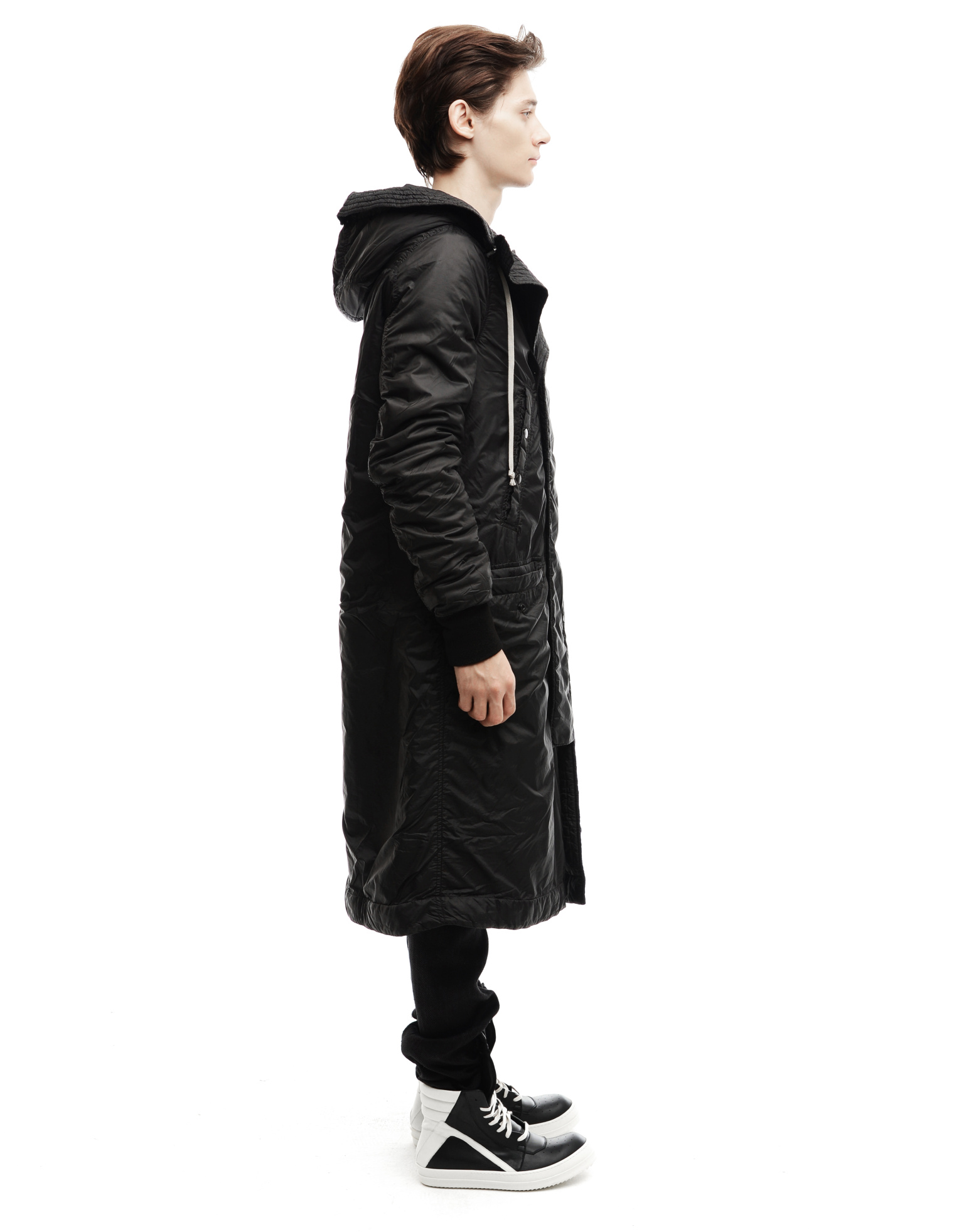 DRKSHDW by Rick Owens Утепленное пальто из нейлона