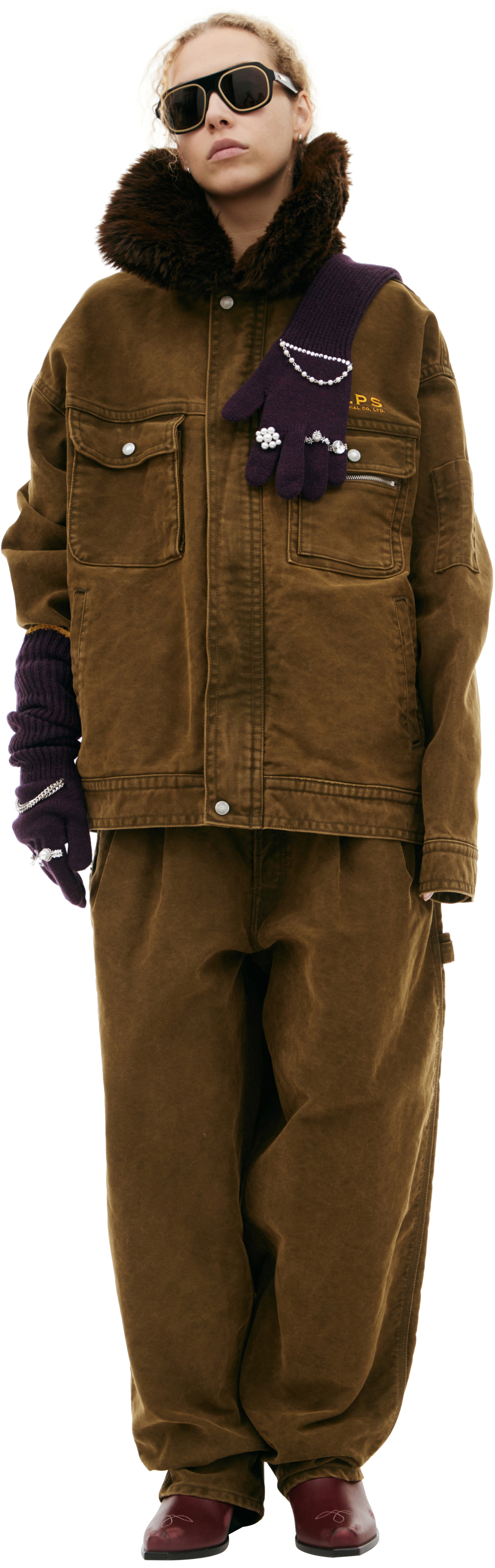 Doublet Куртка с меховым воротом