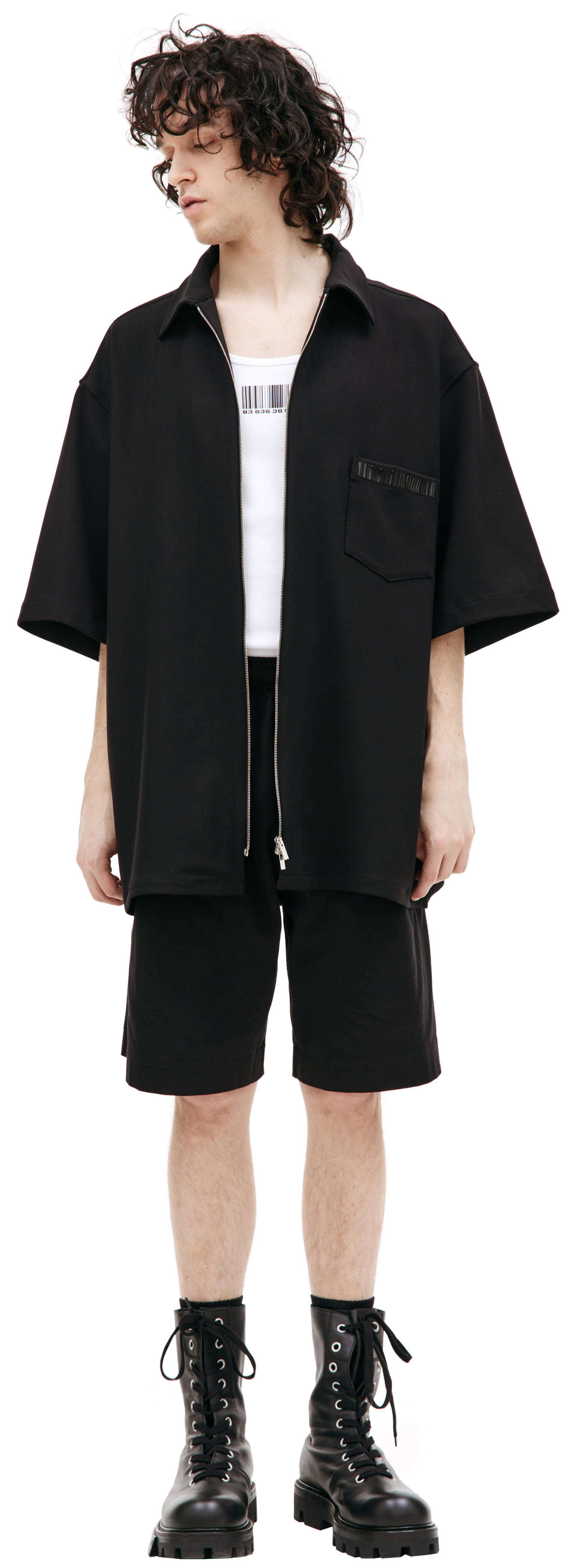 VTMNTS Шерстяная рубашка на молнии