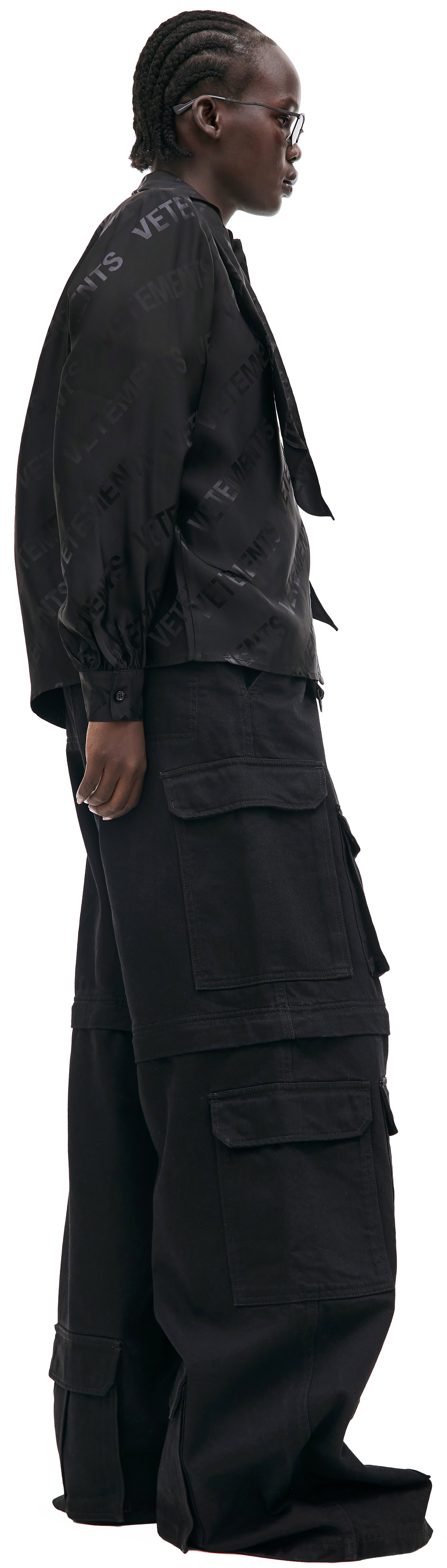 VETEMENTS Рубашка с монопринтом