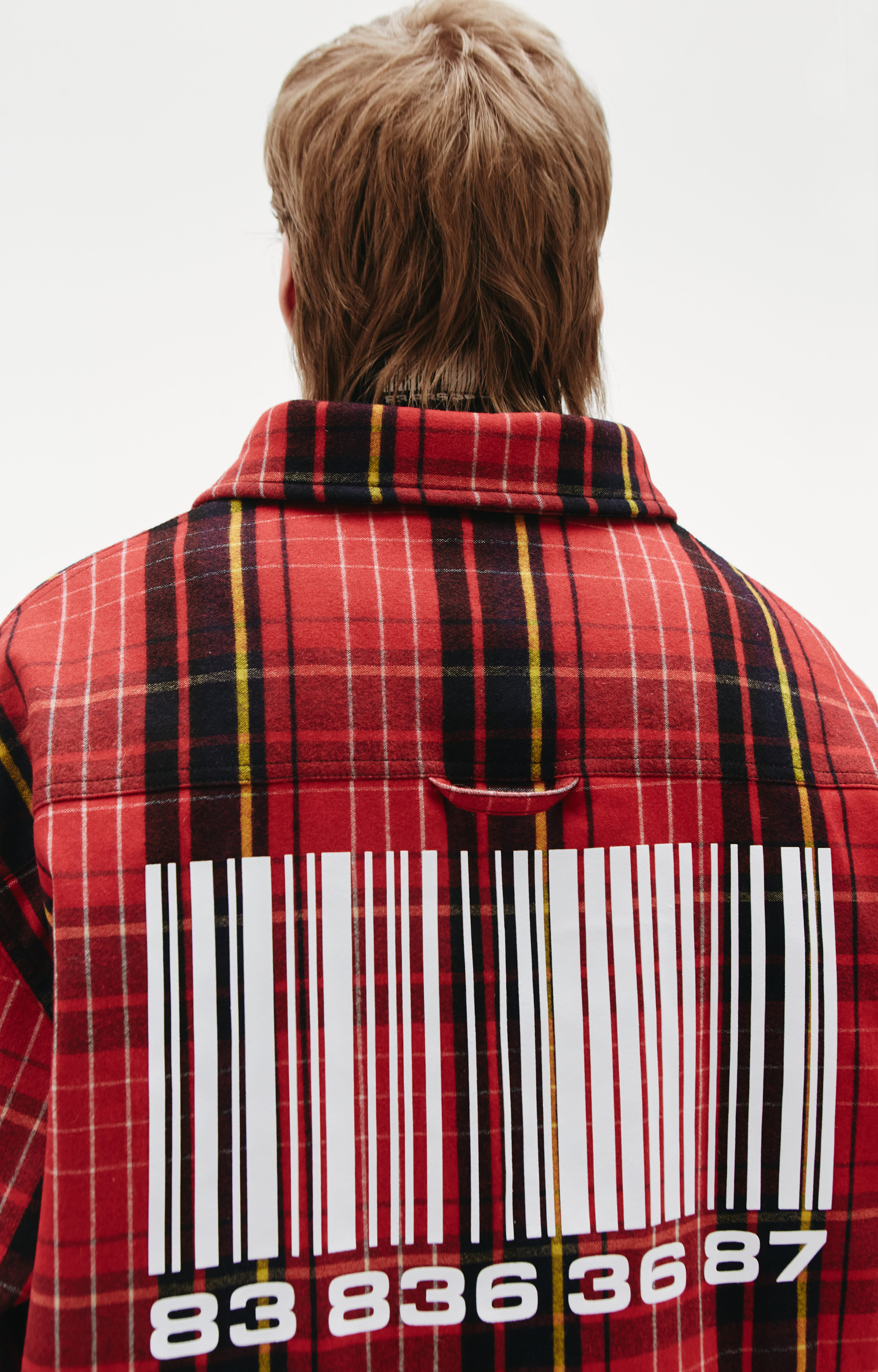 VTMNTS Утепленная рубашка в клетку