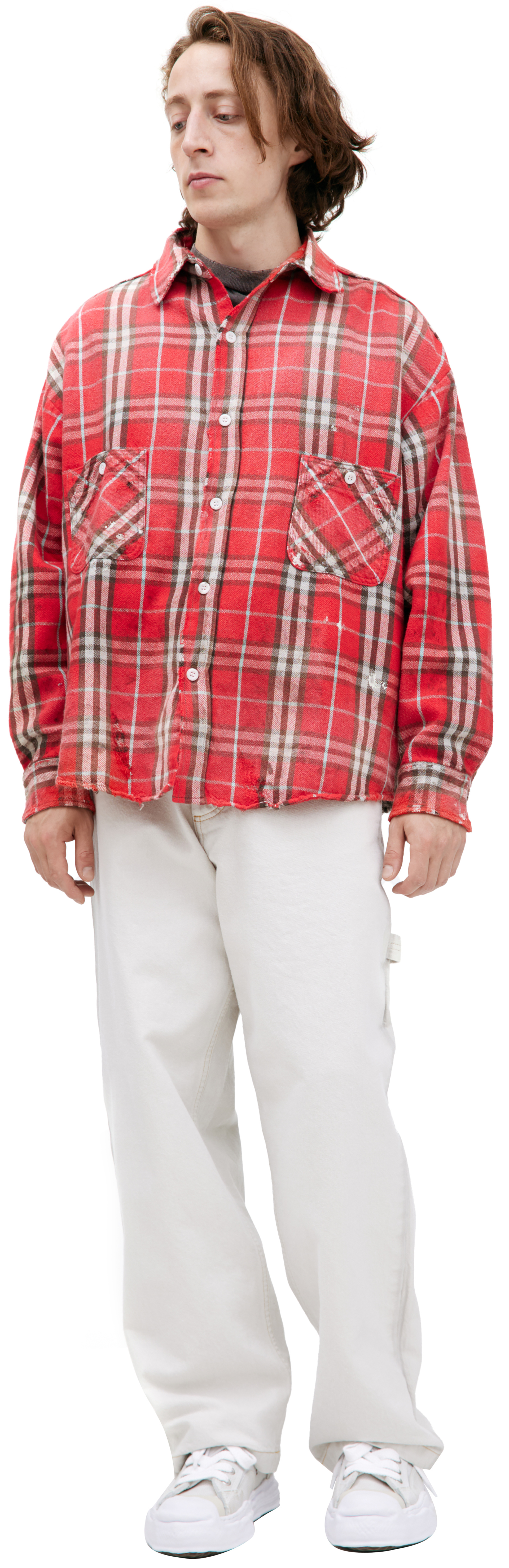 Saint Mxxxxxx Красная рубашка в клетку