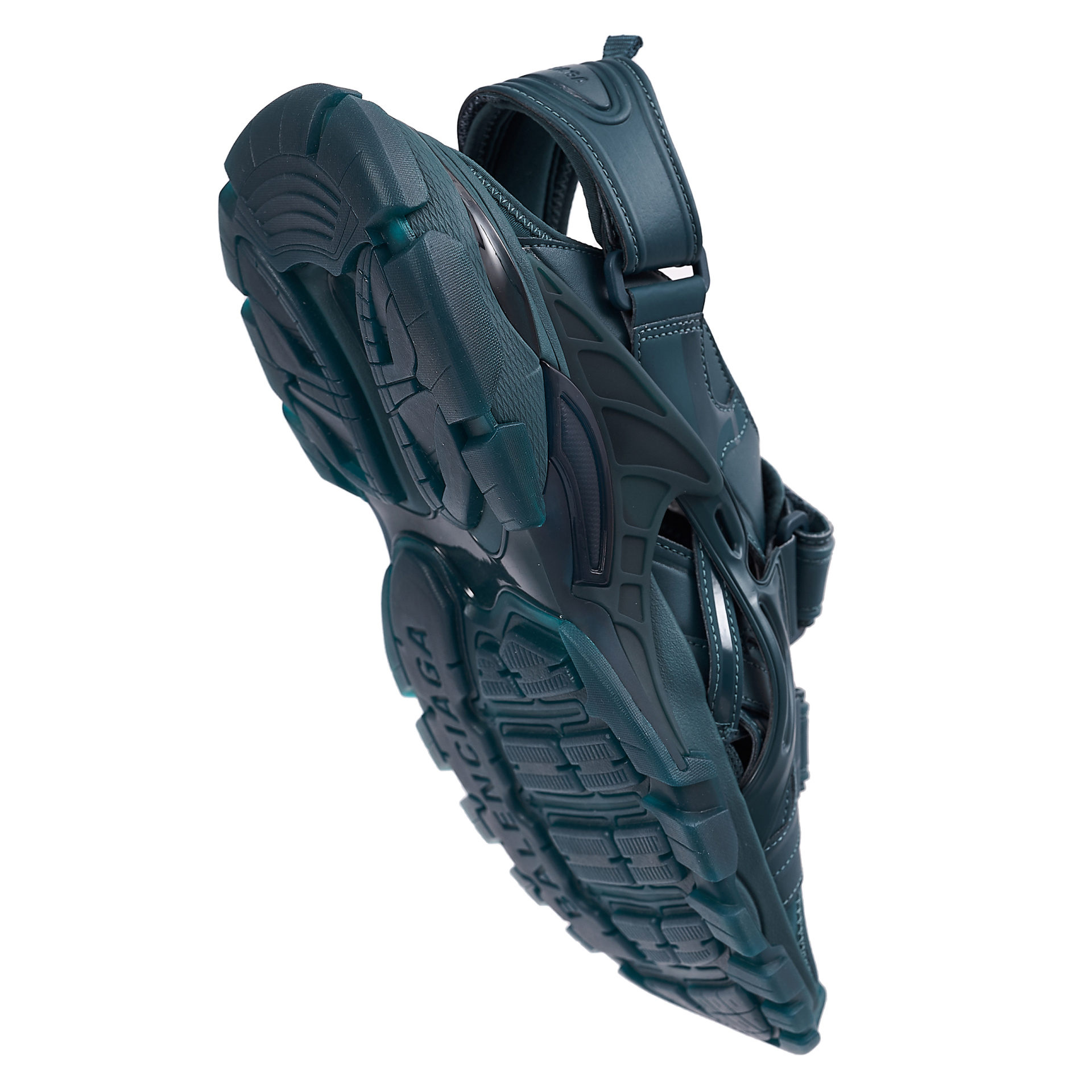 Balenciaga Зеленые сандалии Track